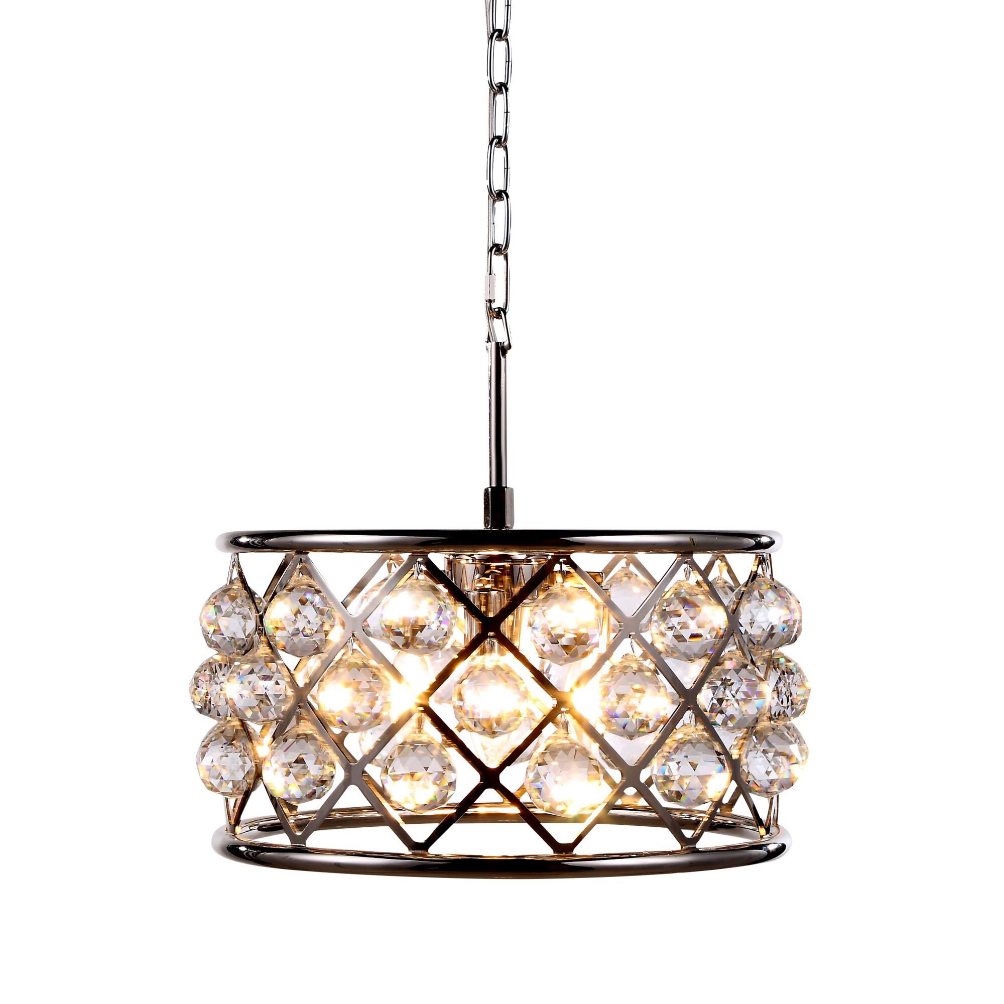 Shown in Polished Nickel finish and Royal Cut crystal and Clear accent