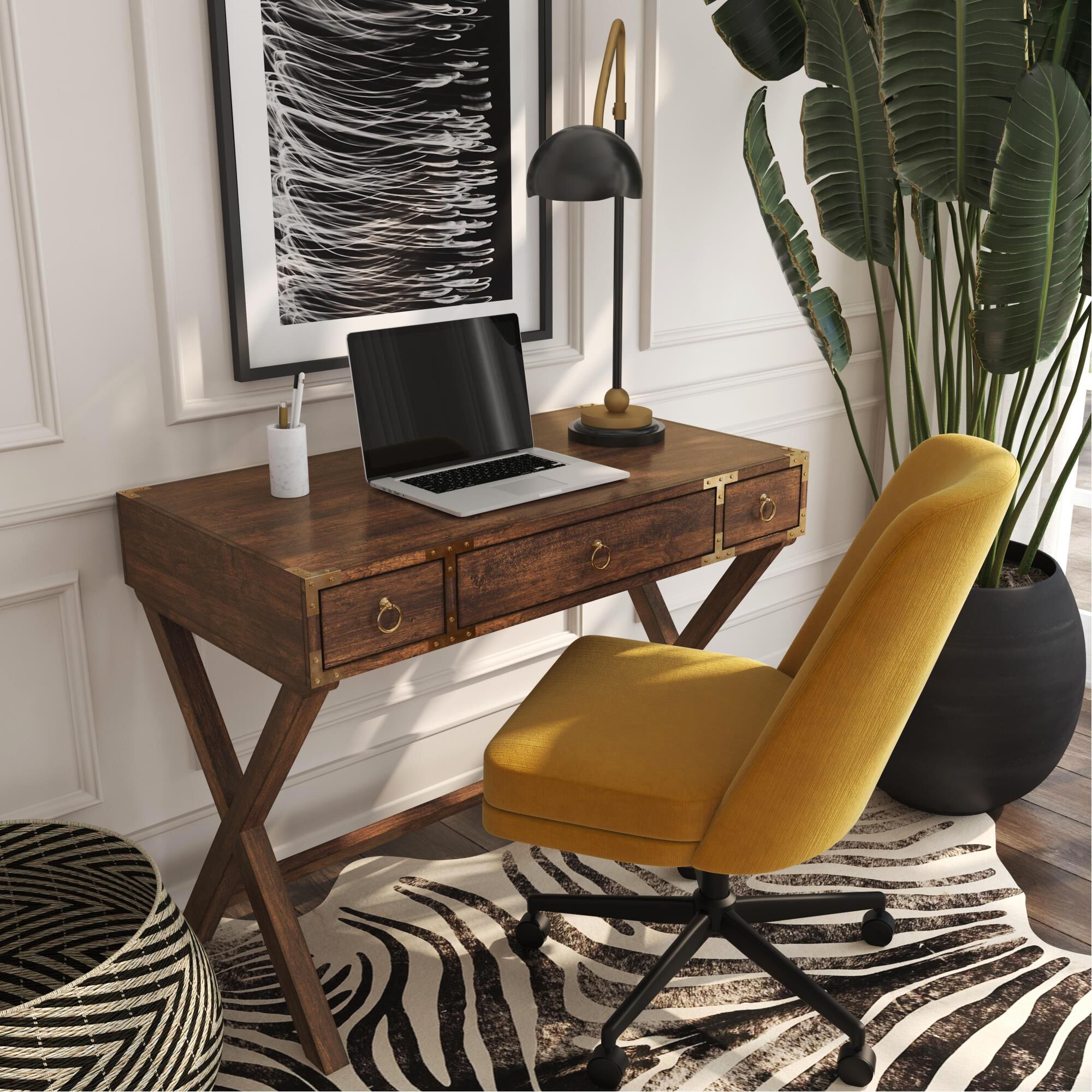 Shown in Brown finish