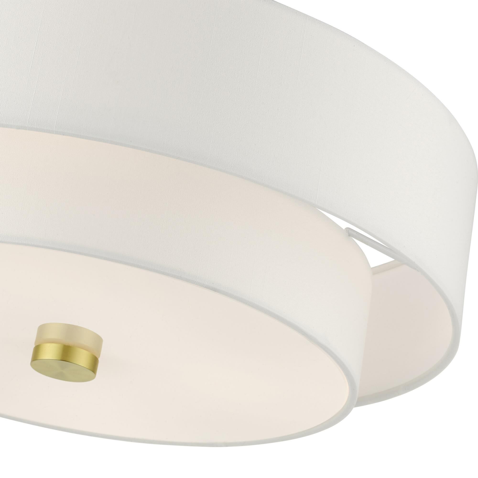 Meridian Semi Flush Mount by Livex Lighting