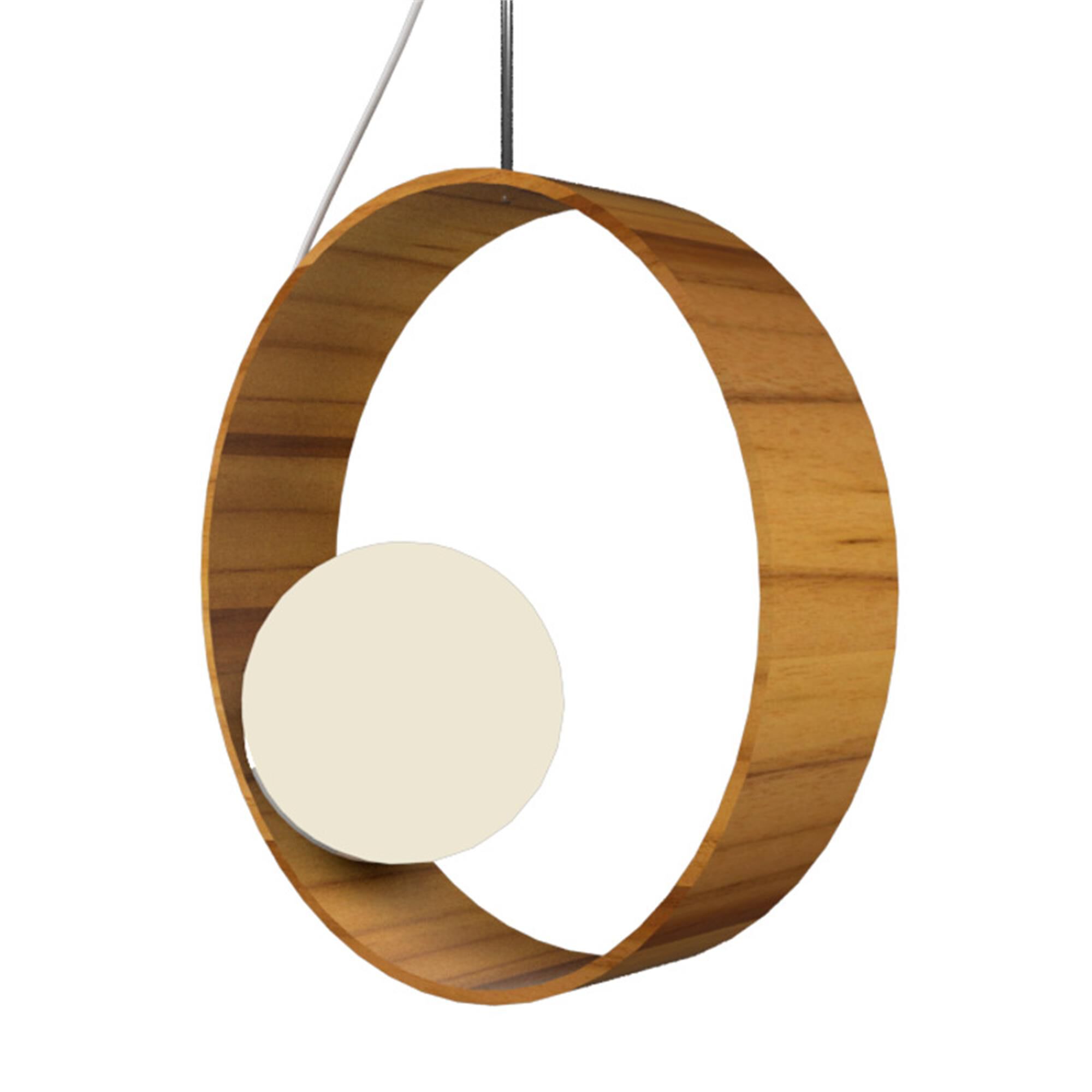 Shown in Teak finish and Frosted glass