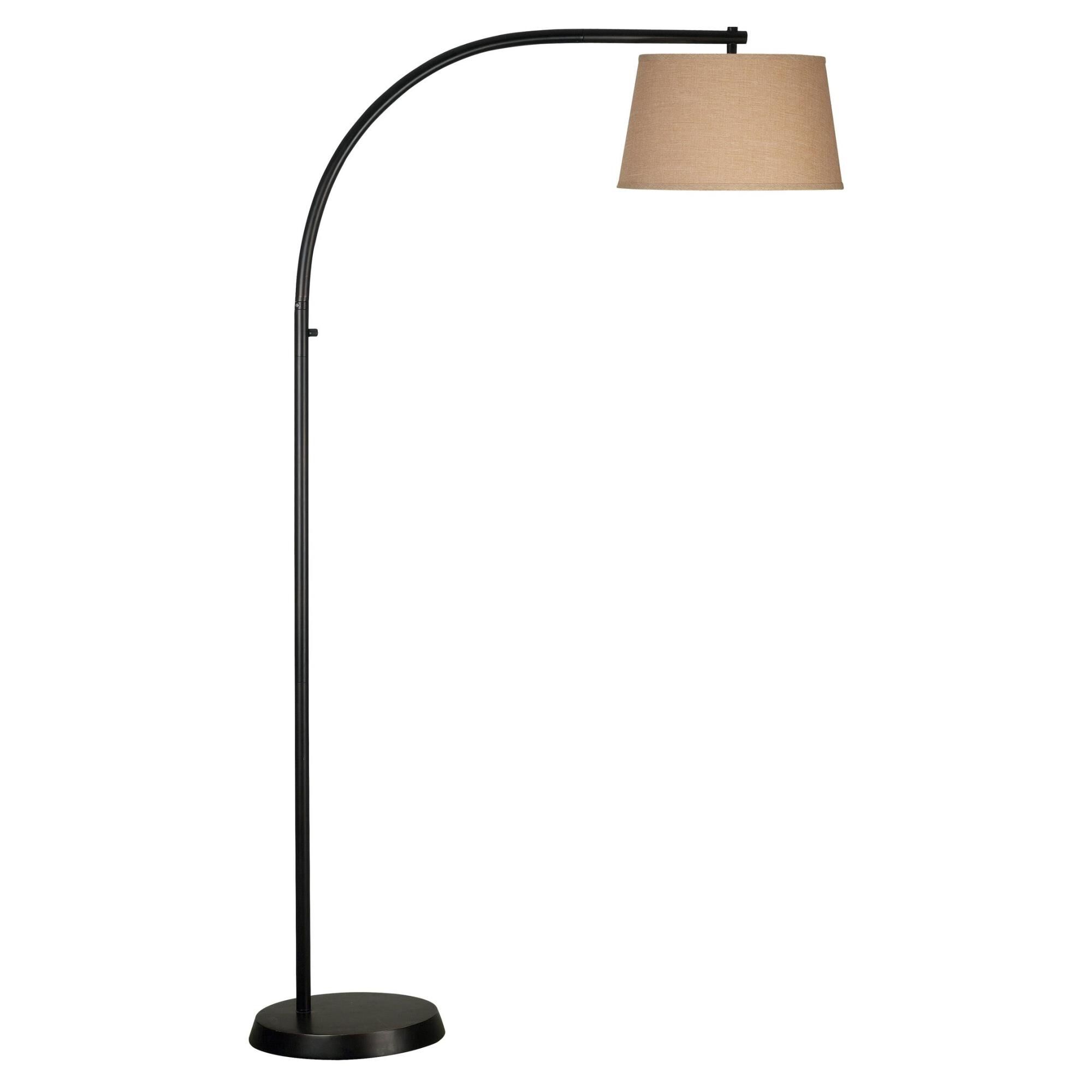 Shown in Oil Rubbed Bronze finish and Butterscotch Tapered Drum shade