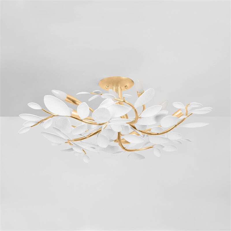 Marabec 32 Inch 10 Light Semi Flush Mount by Hudson Valley Lighting