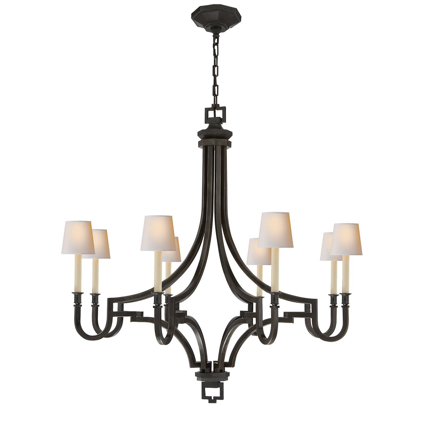 Shown in Aged Iron finish and Chsnp Sold Separately shade