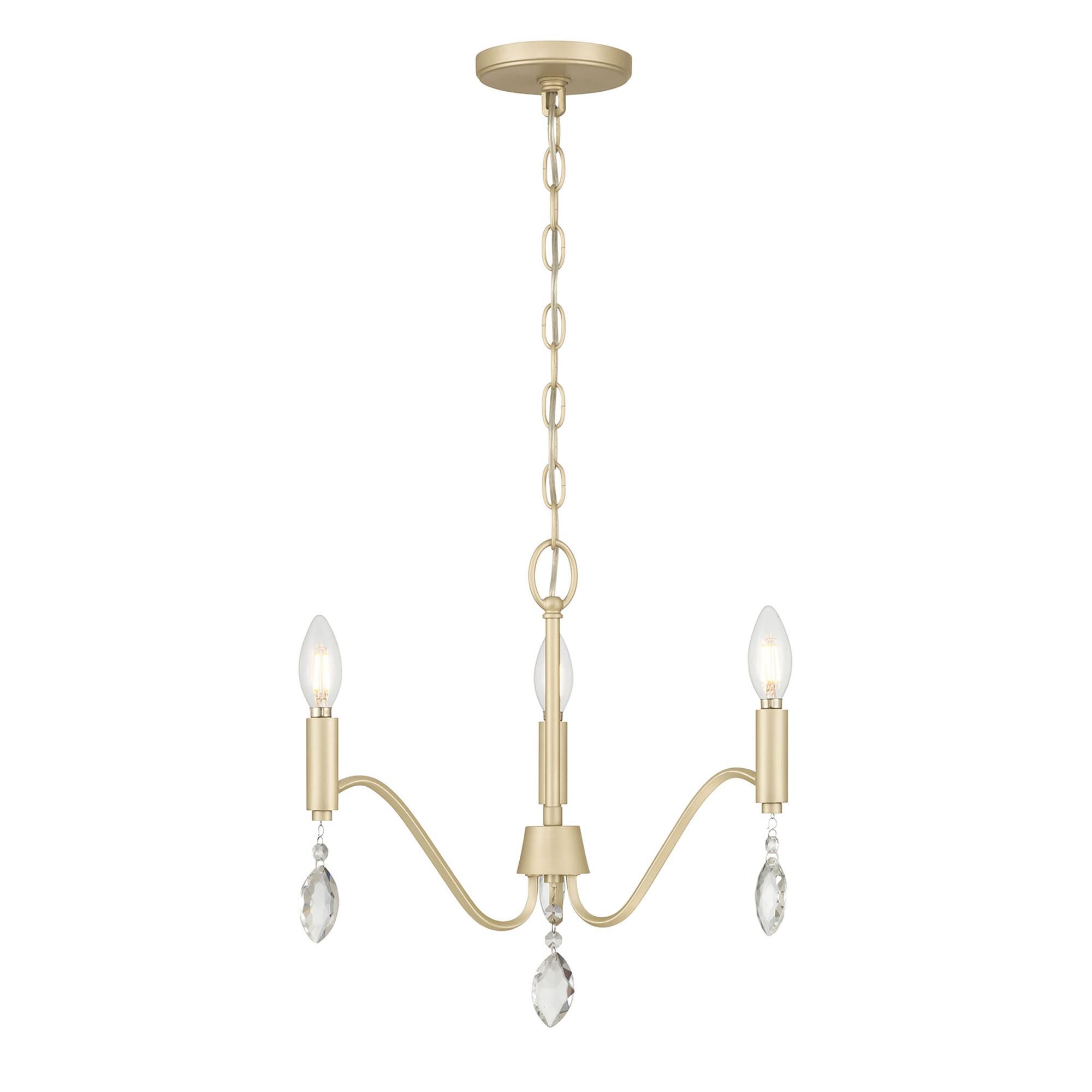 Aureline 17 Inch Mini Chandelier by Millennium Lighting