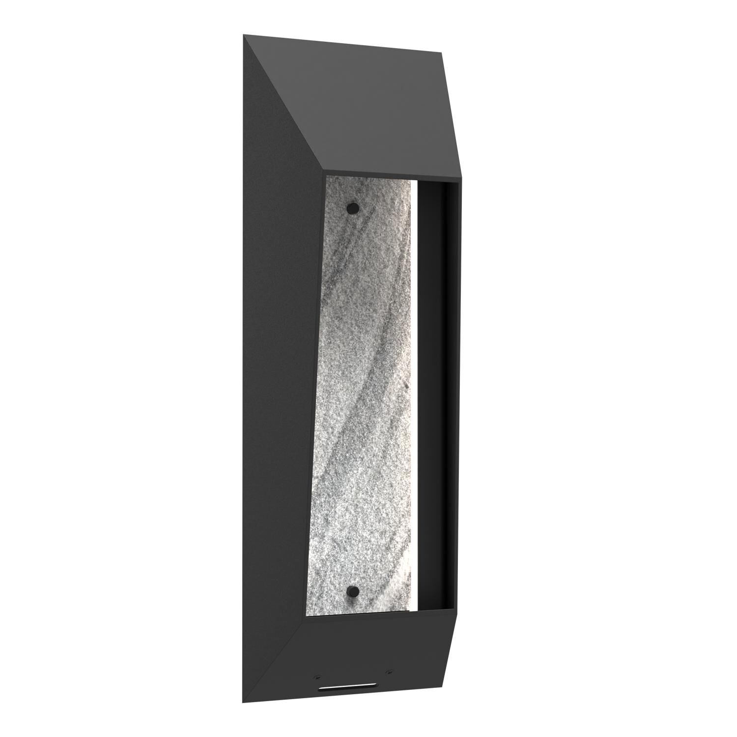 Shown in Textured Black finish and Zebrano Marble Motif accent