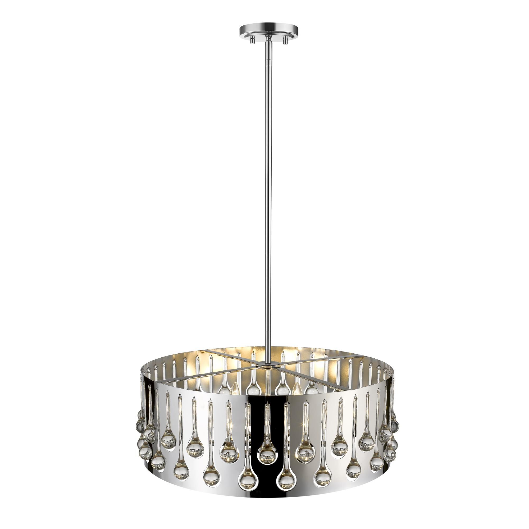 Oberon 24 Inch 6 Light Chandelier by Z-Lite