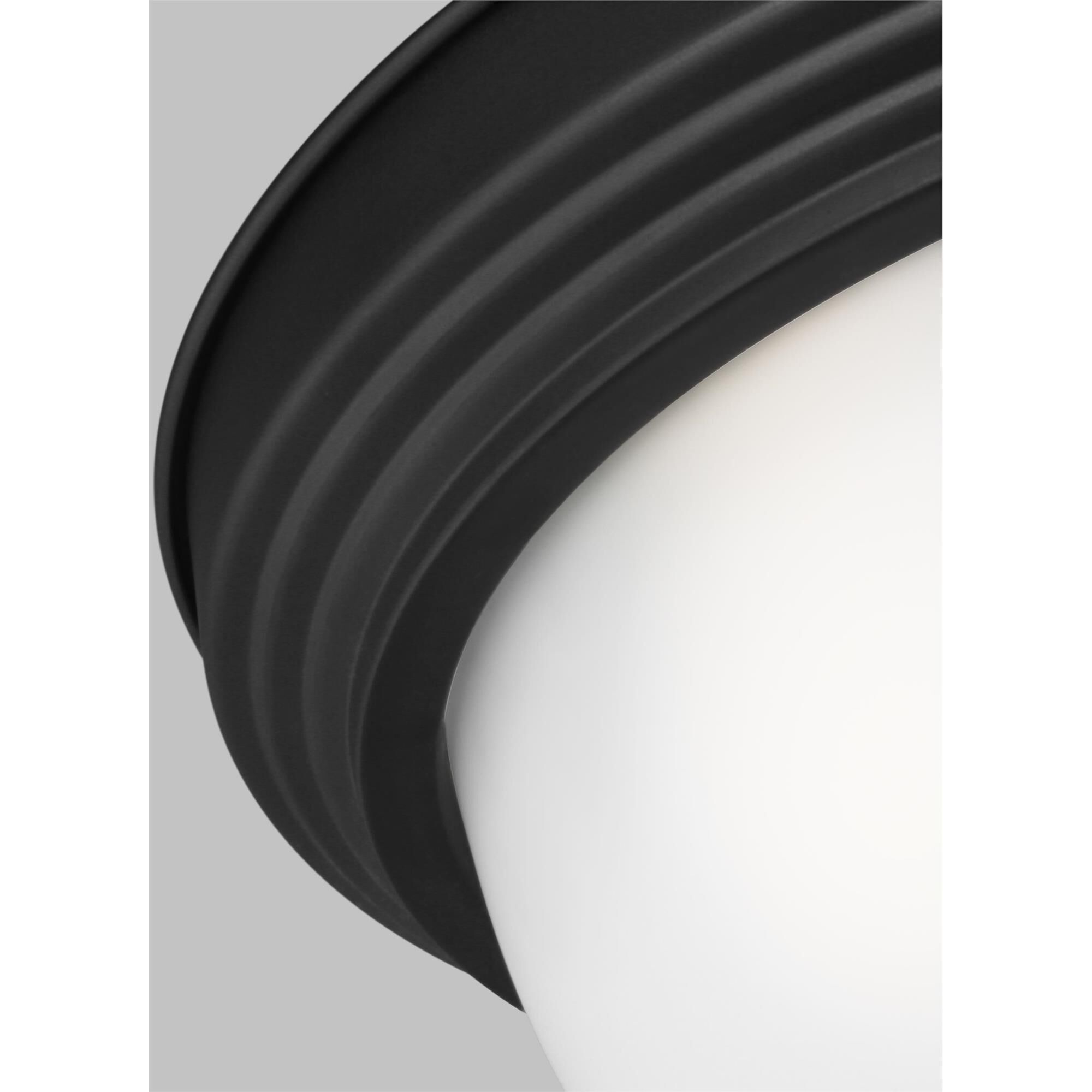 Shown in Midnight Black finish and Satin Etched glass