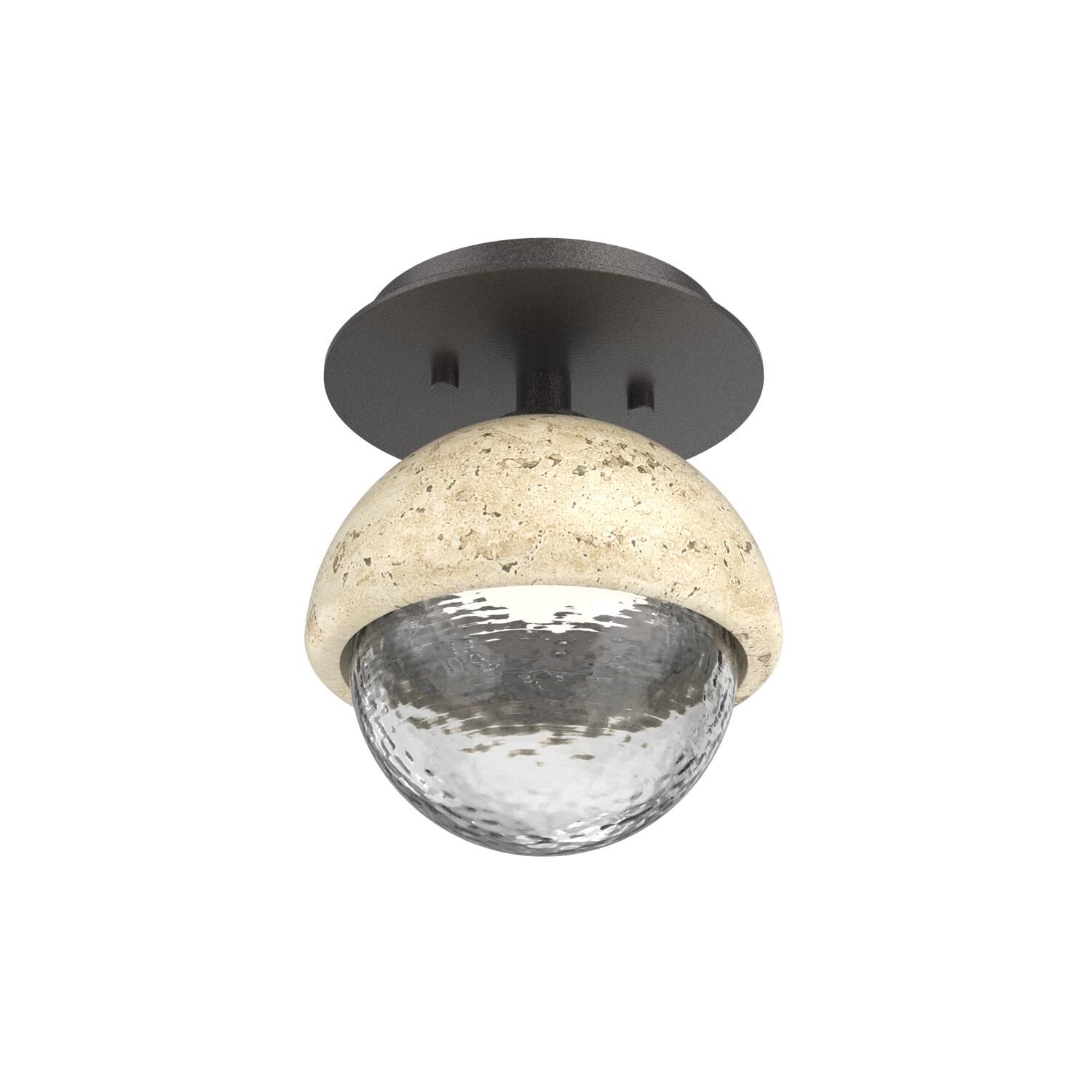 Levi Wilson Cabochon 6 Inch Flush Mount by Hammerton Studio