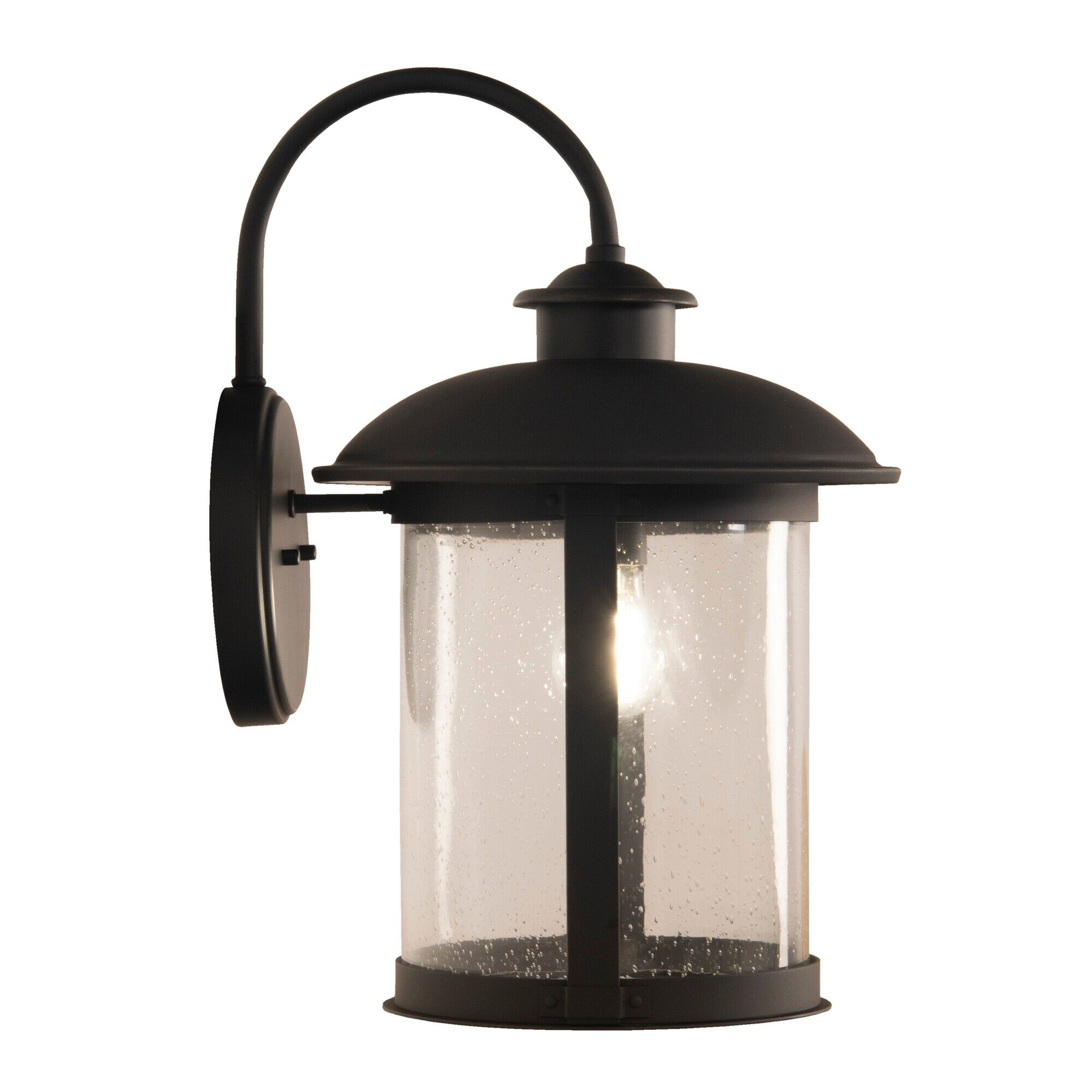 Shown in Dark Bronze Gilded finish and Cylinder glass