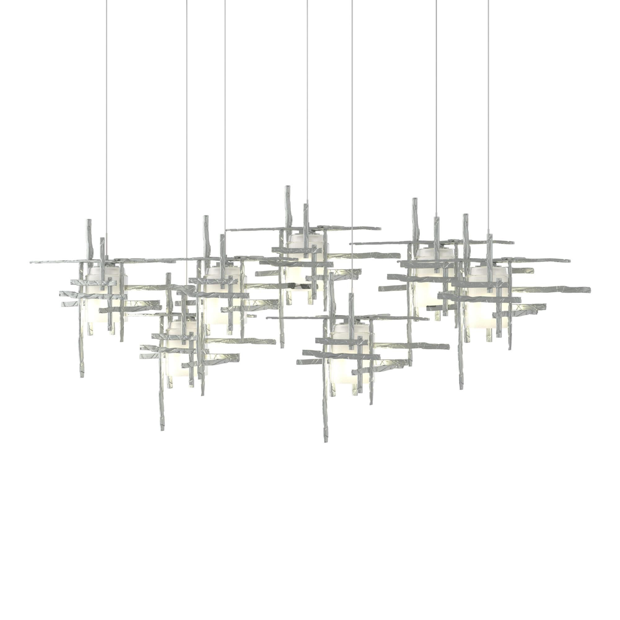 Tura 53 Inch 7 Light LED Linear Suspension Light by Hubbardton Forge