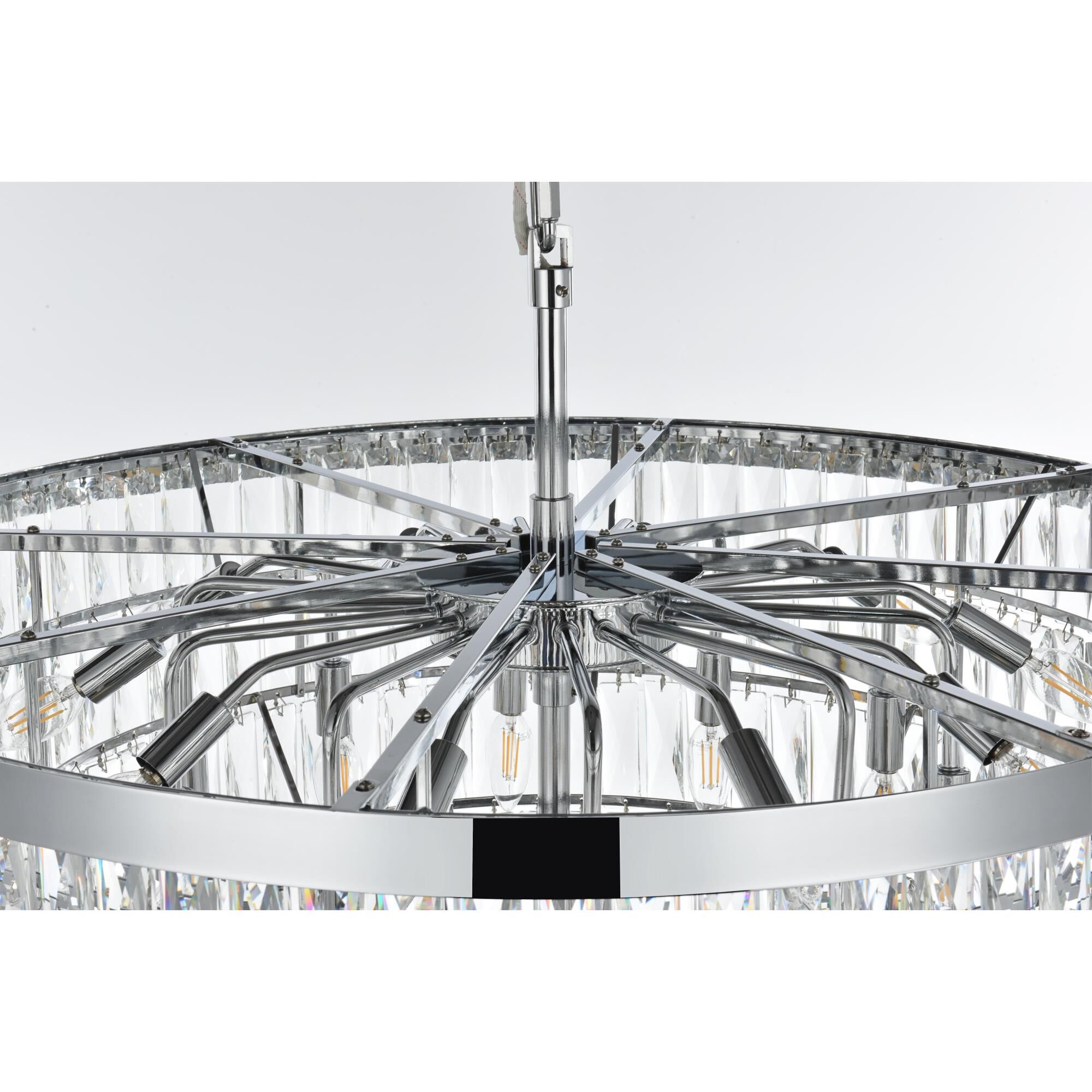 Josephine 36 Inch Chandelier by Elegant Lighting