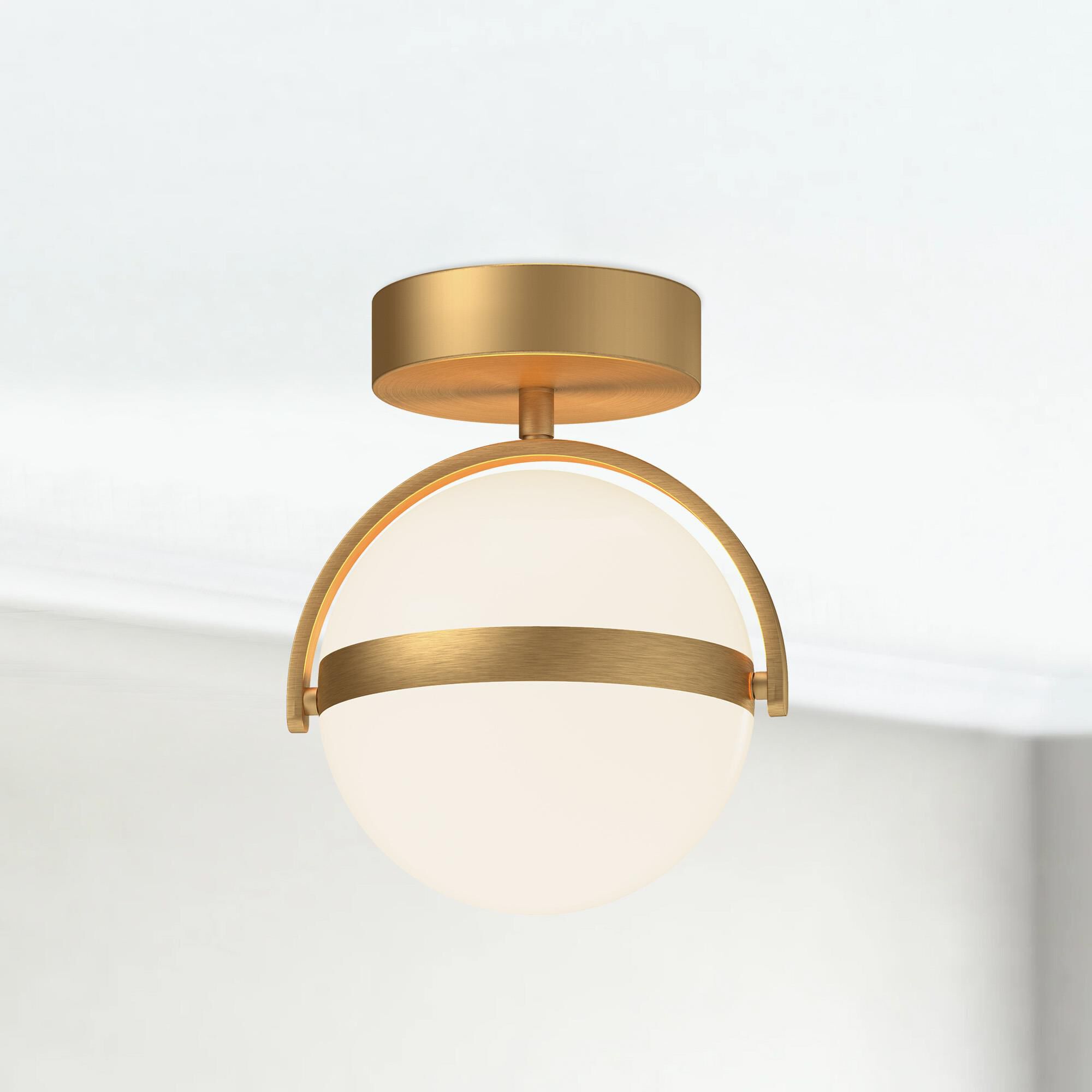 Globo 7 Inch 1 Light Flush Mount by Alora Lighting