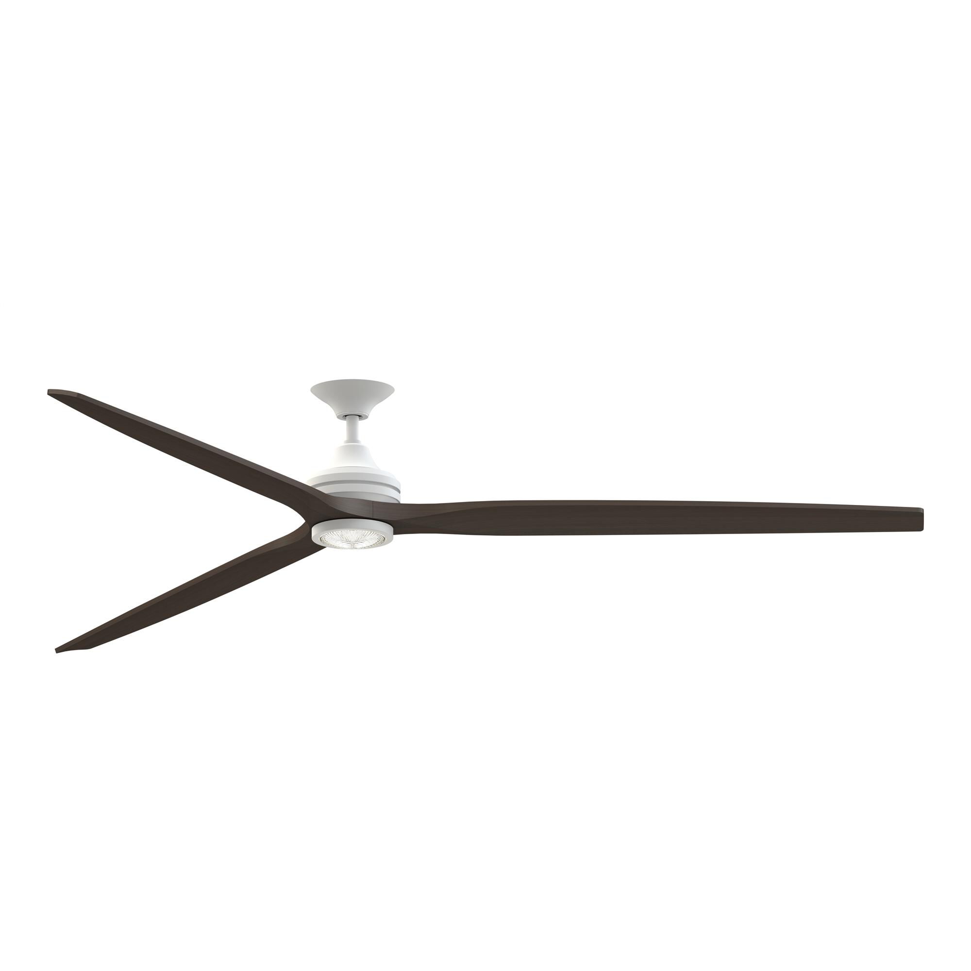 Spitfire 96 Inch Ceiling Fan with Light Kit,