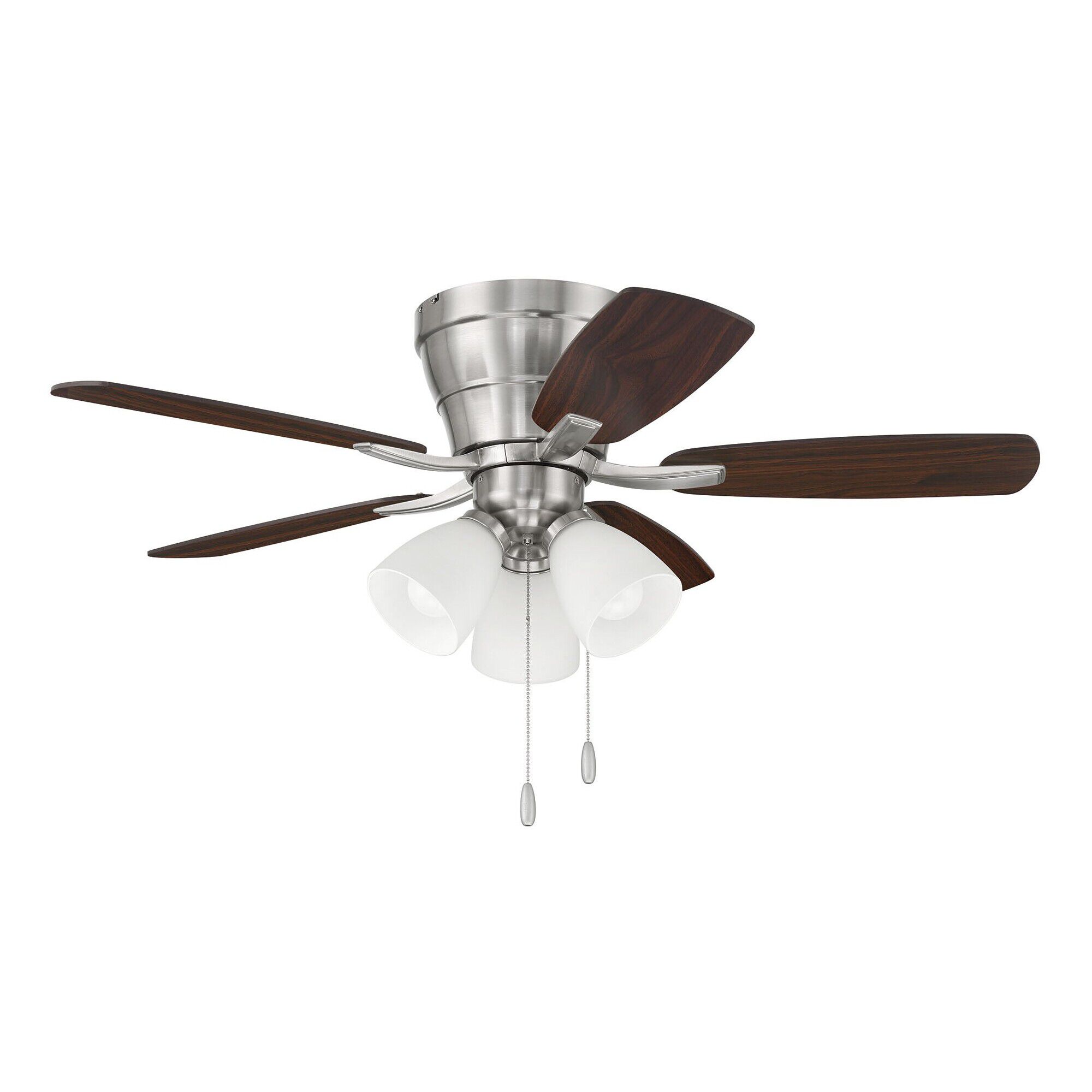 Wheeler 42 3-Light 42 Inch Flush Mount Fan with Light Kit,