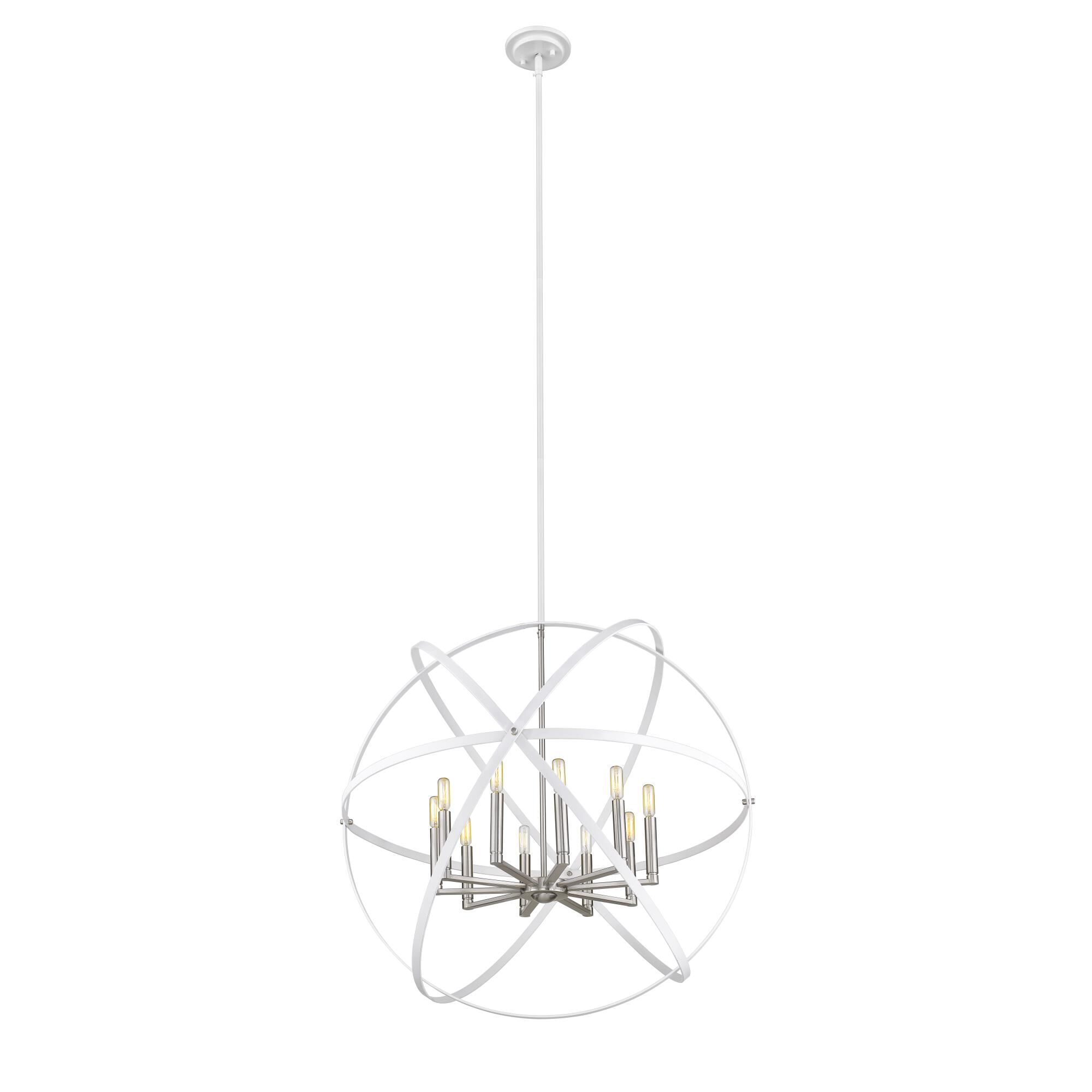 Cavallo 36 Inch 10 Light Chandelier by Z-Lite