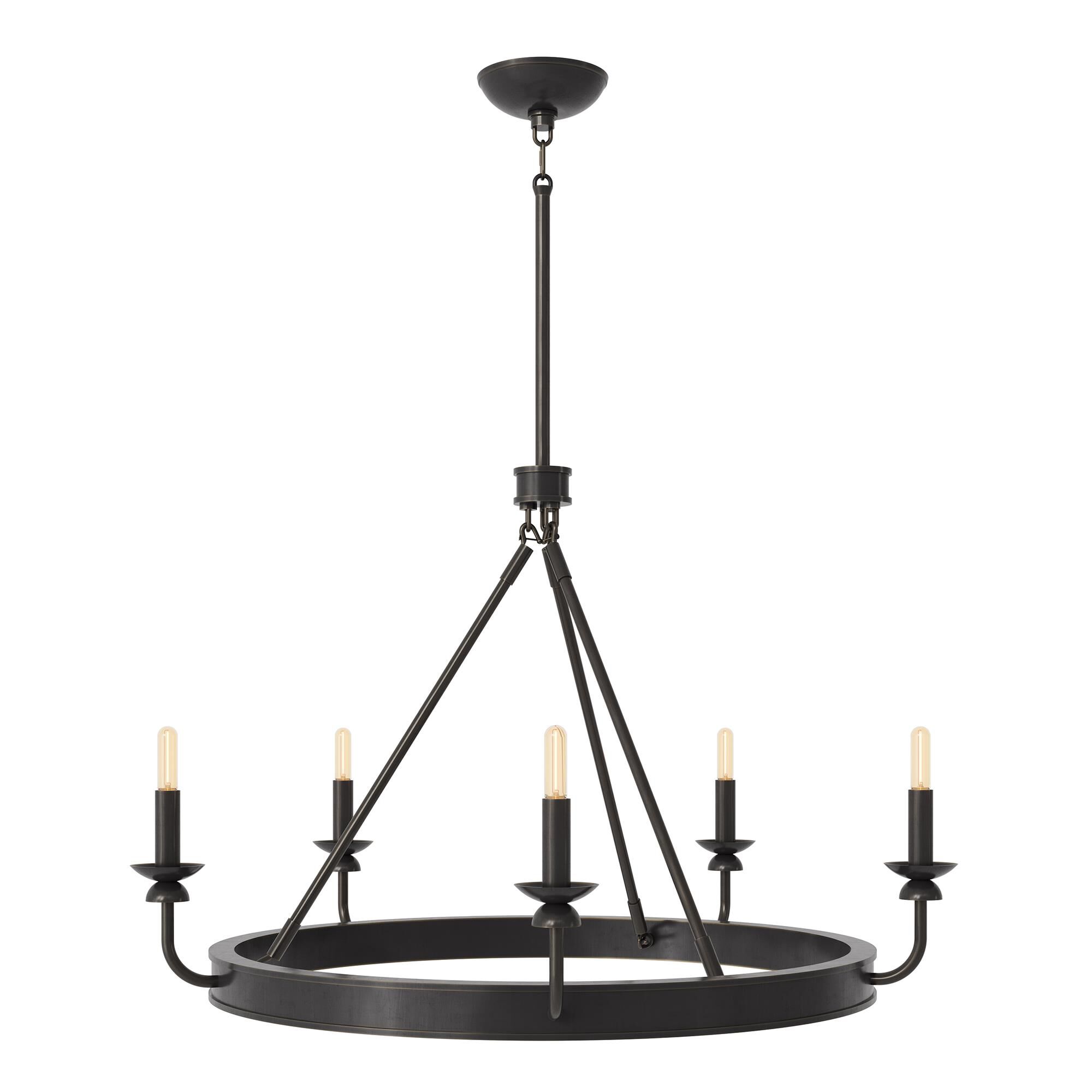 Shown in Bronze finish and White shade