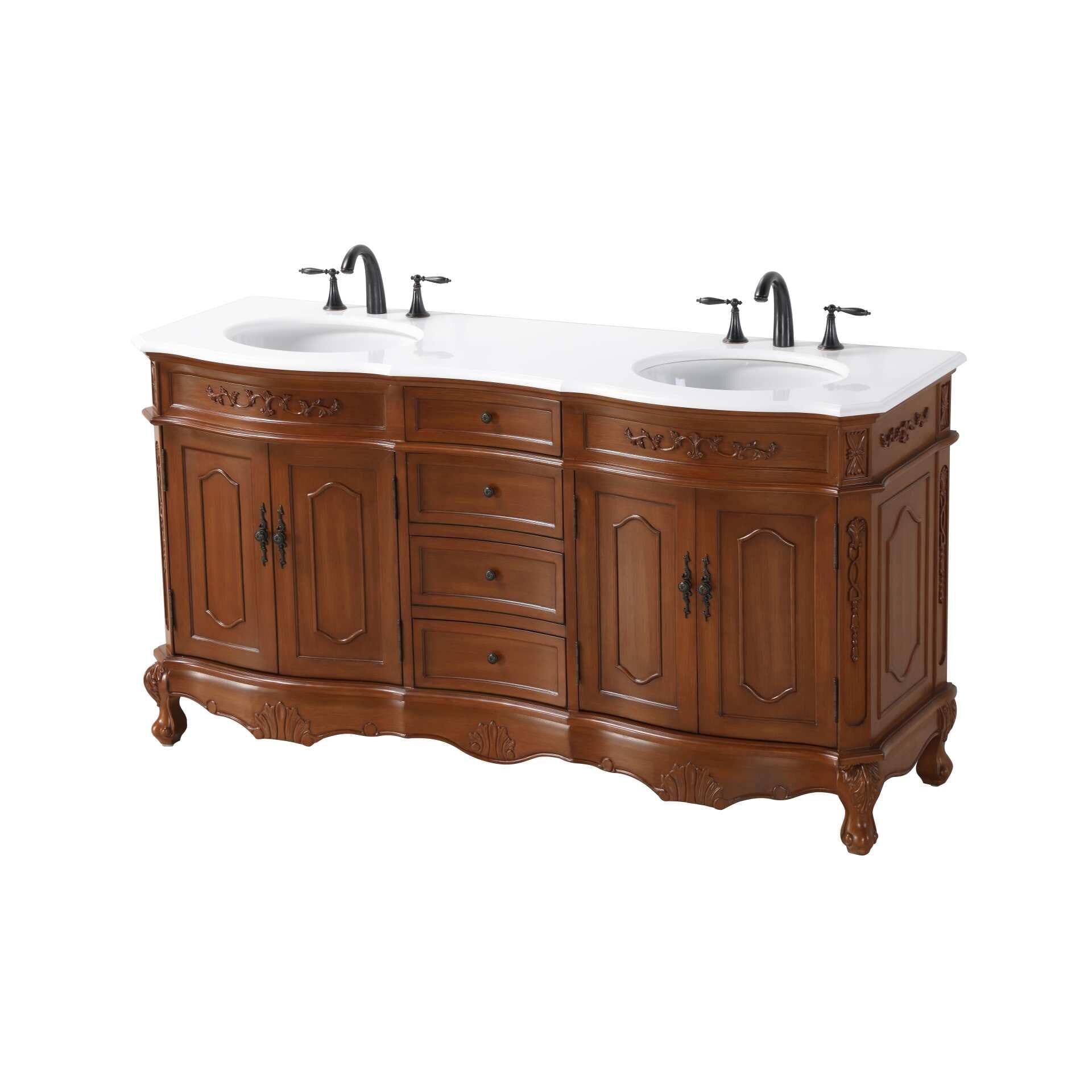 Shown in Teak finish