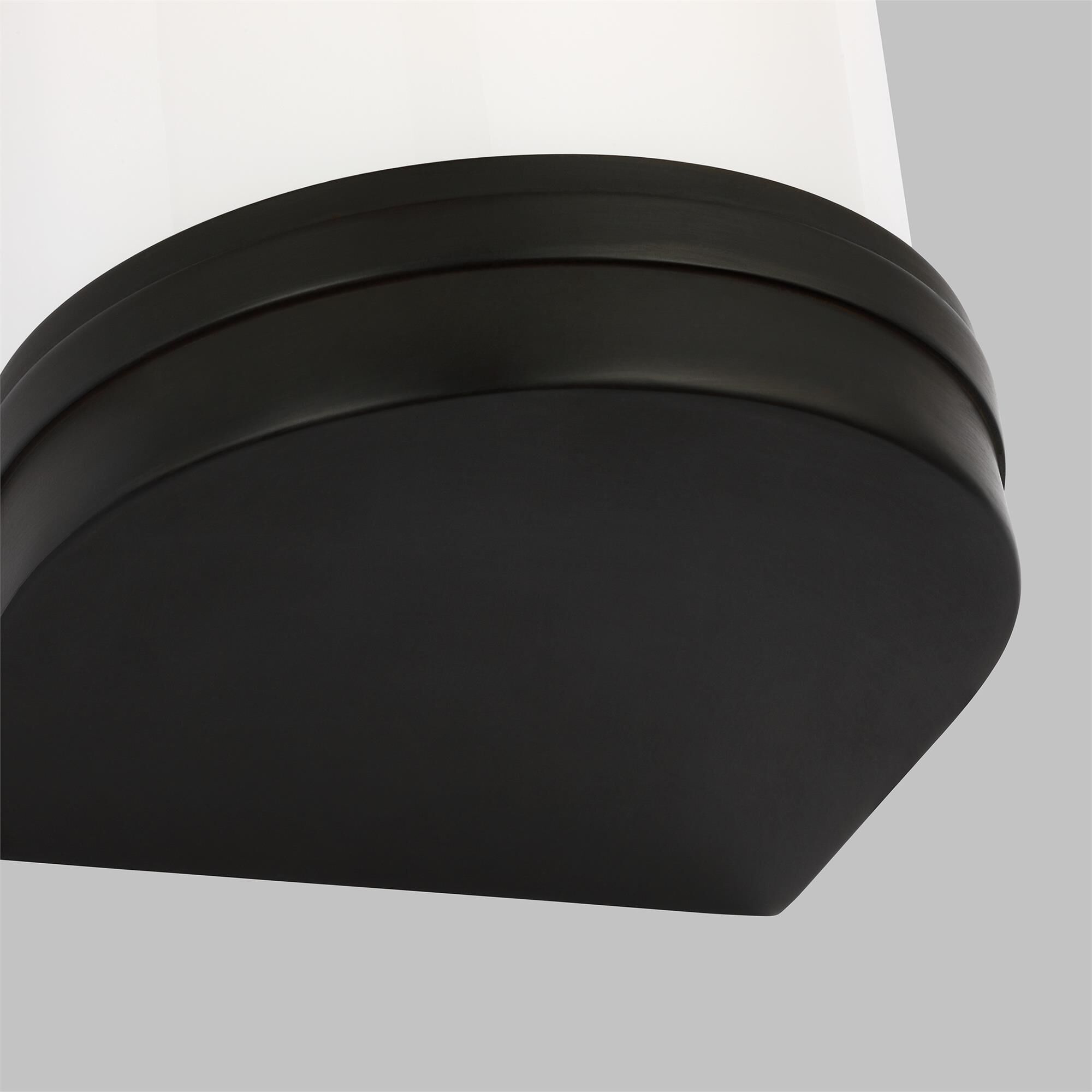 Shown in Aged Iron finish and Opal Etched Glass shade