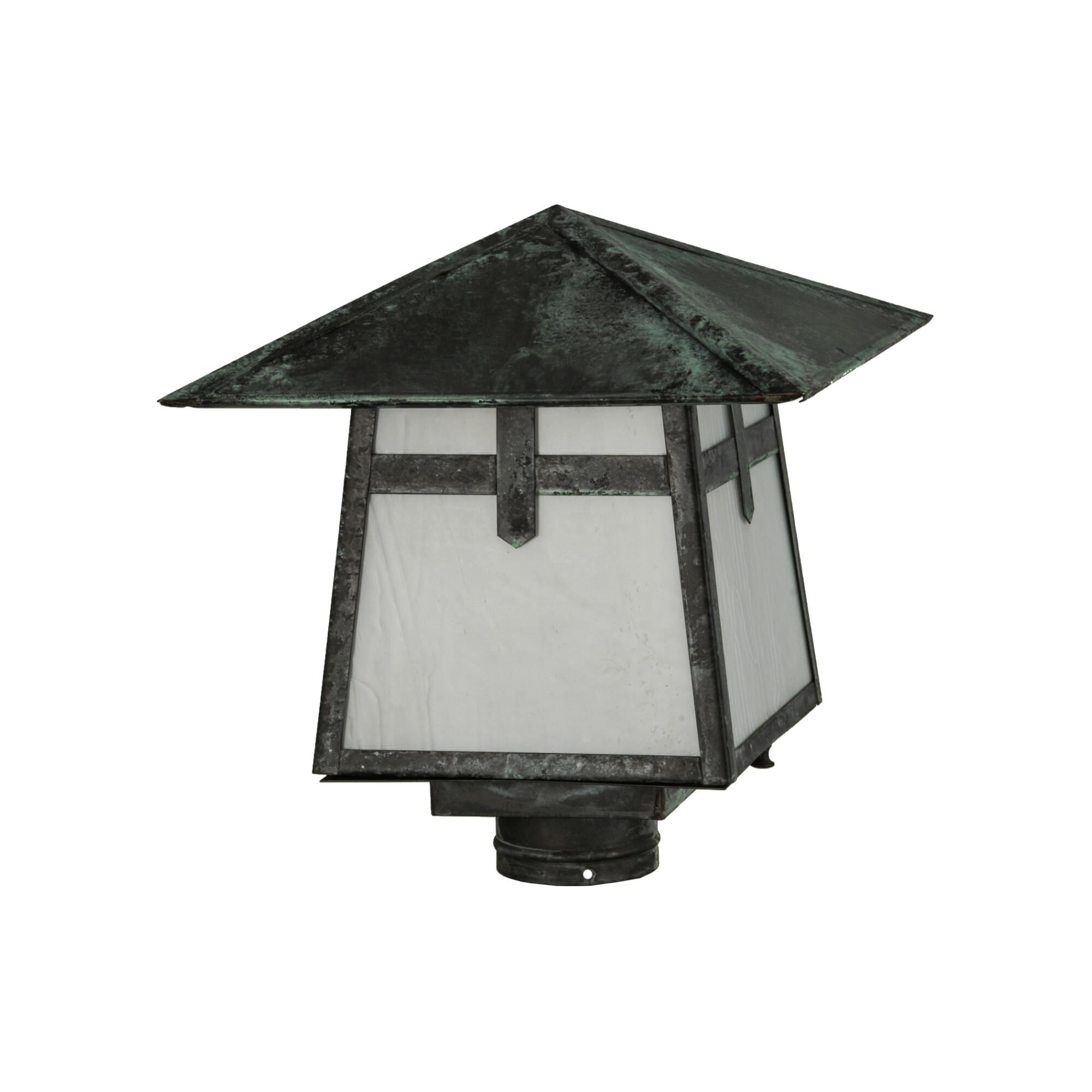 Meyda Lighting Stillwater 13 Inch Tall Outdoor Post Lamp