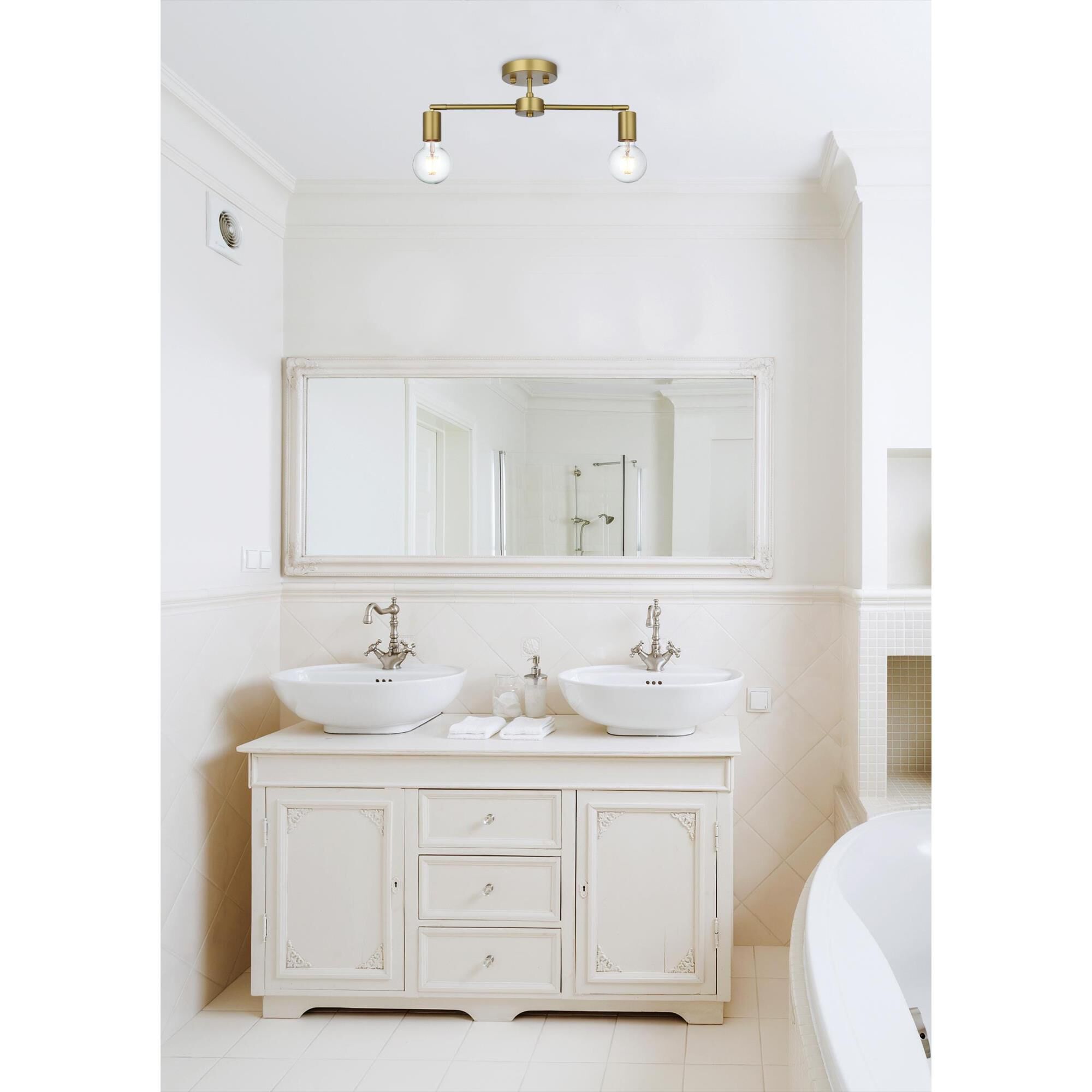 Shown in Satin Gold finish