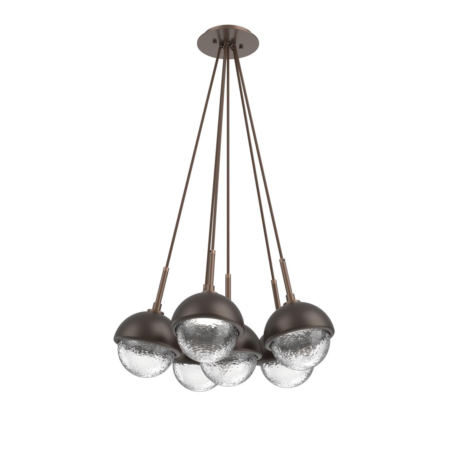 Levi Wilson Cabochon 19 Inch Multi Pendant Light by Hammerton Studio