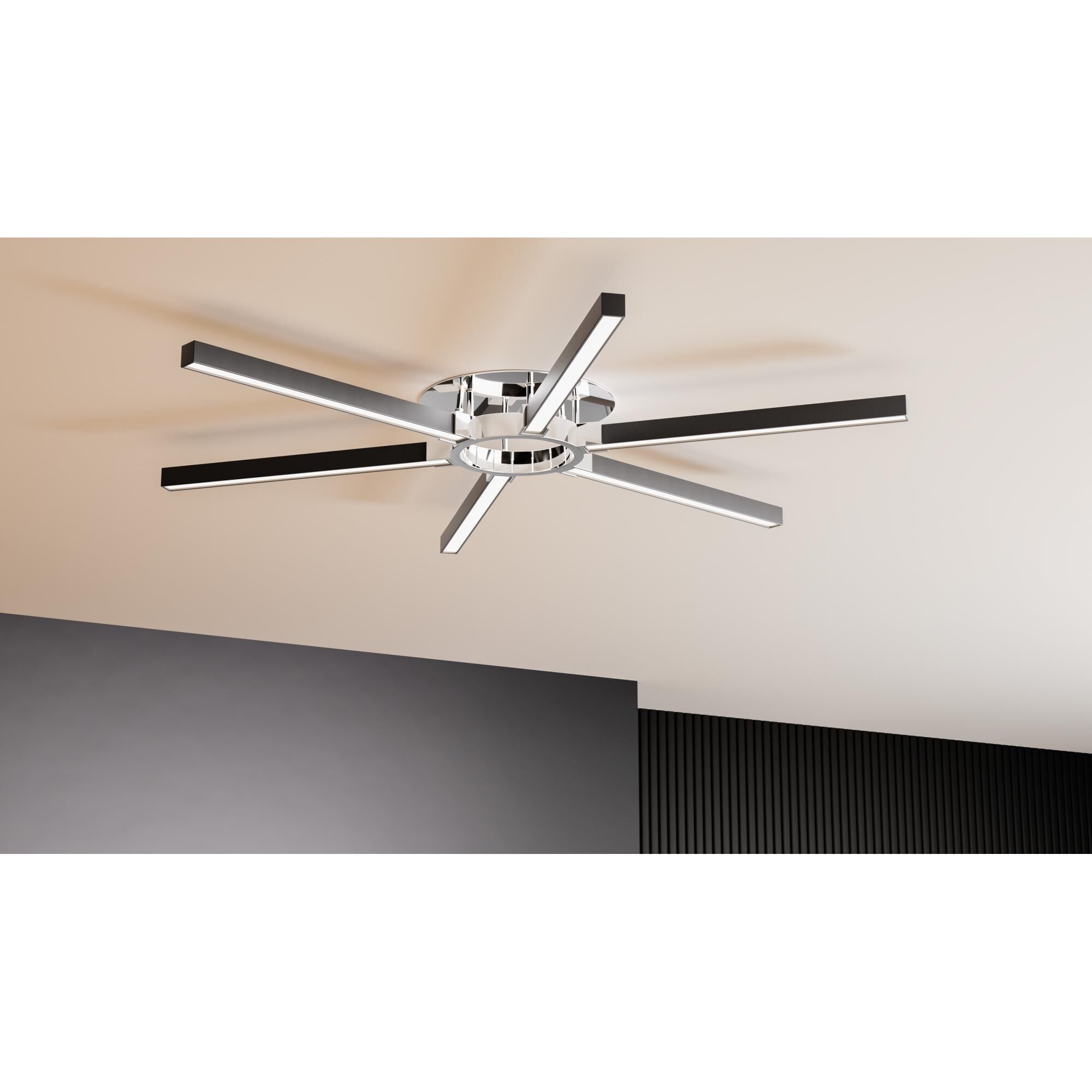 Zealand 36 Inch Semi Flush Mount by Quoizel