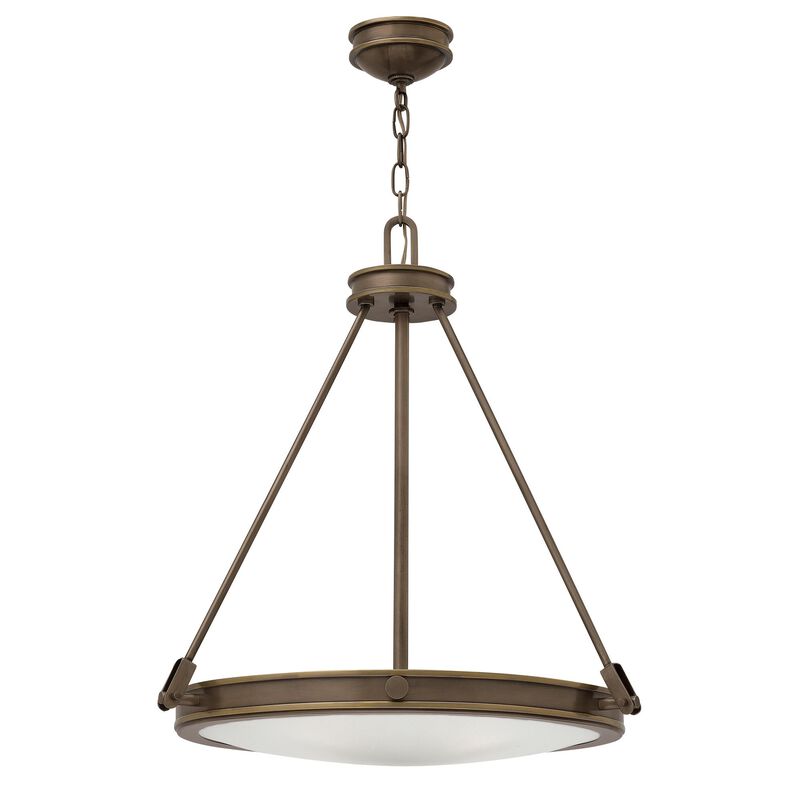 Collier Medium Pendant Light by Hinkley