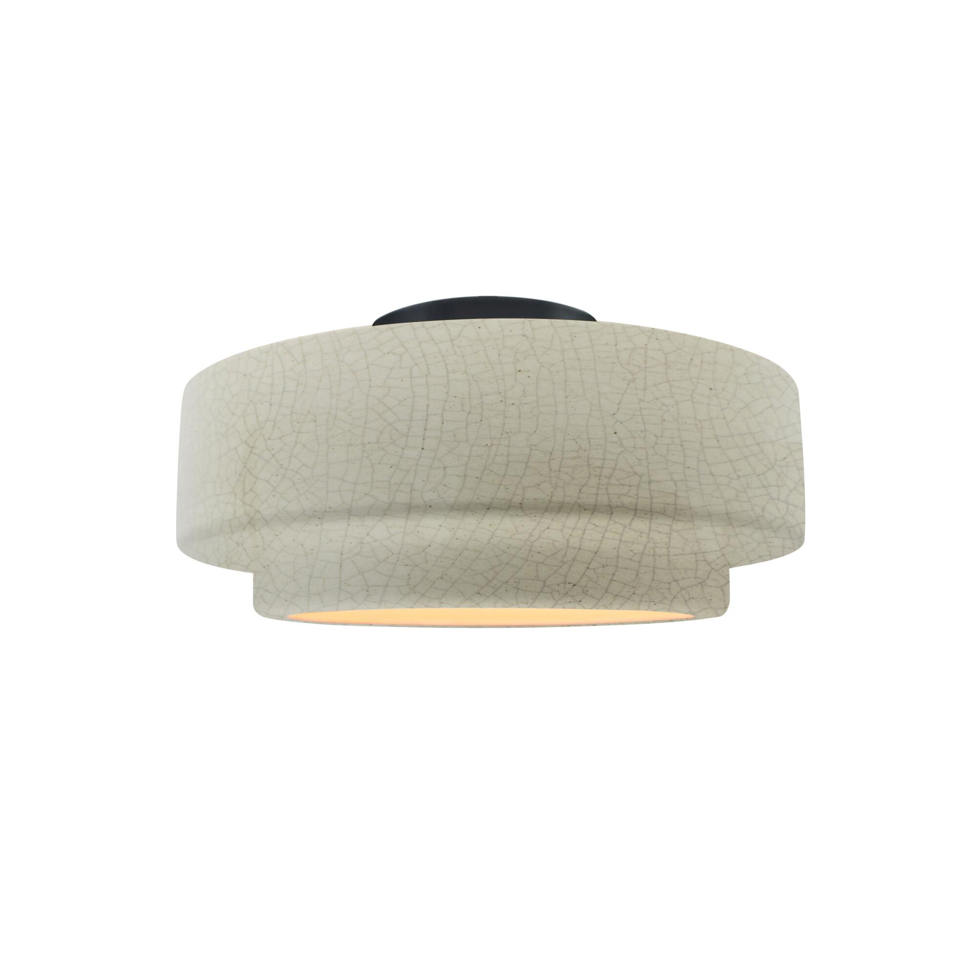 Shown in Matte Black finish and Celadon Green Crackle shade