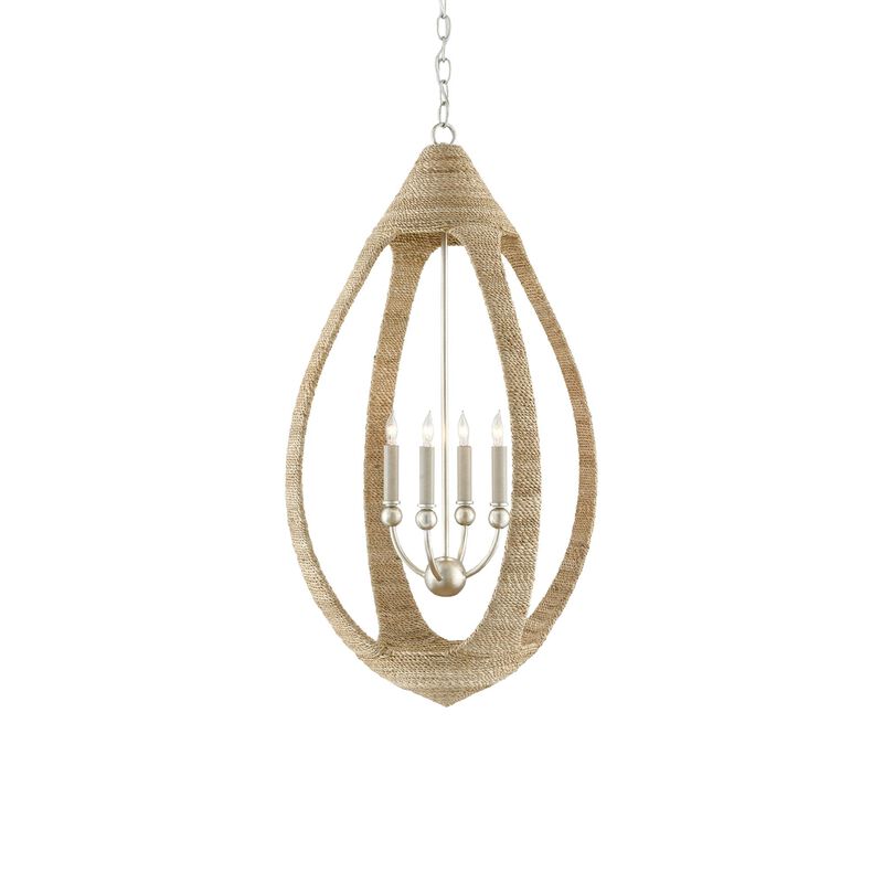 Menorca 4 Light Mini Chandelier by Currey and Company