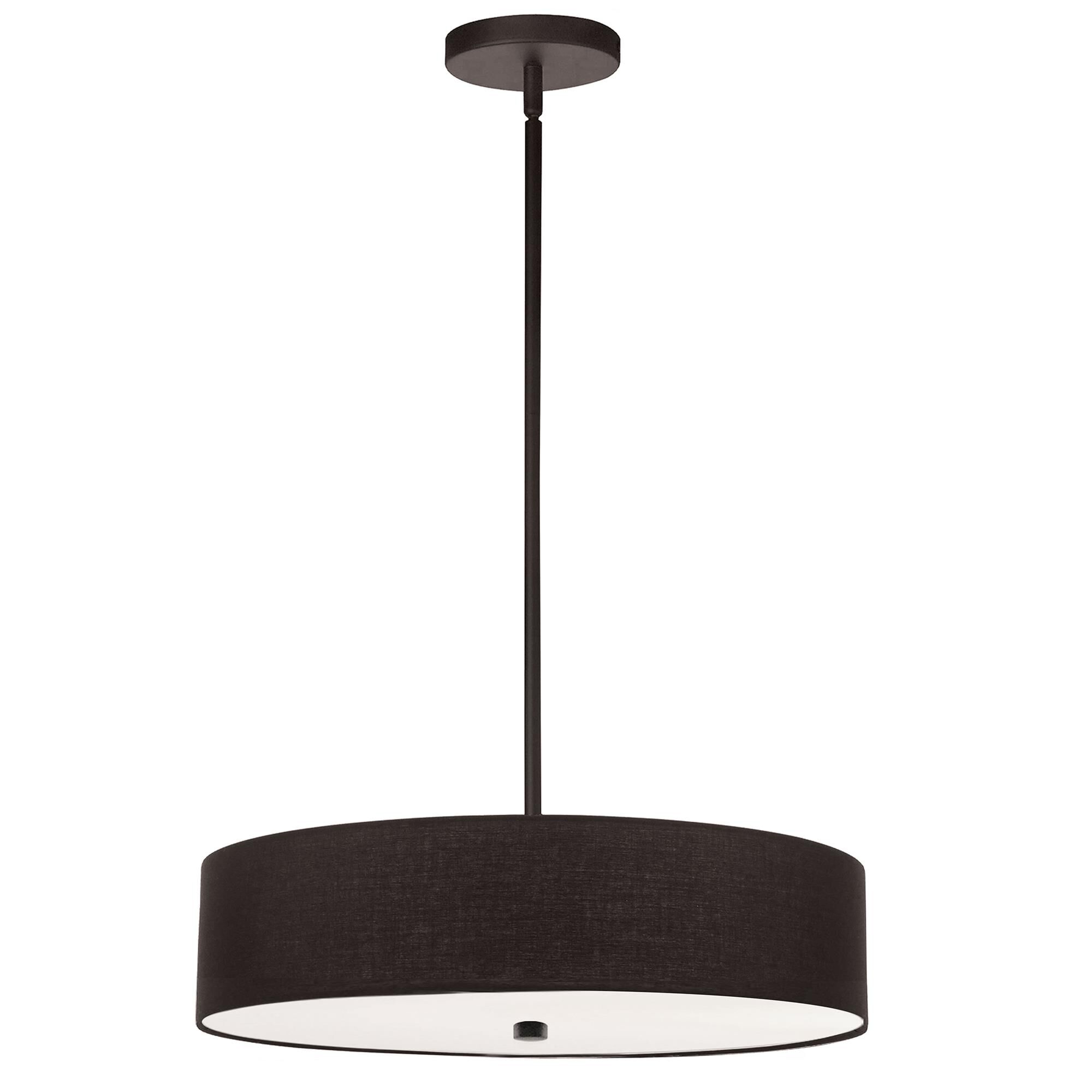 Shown in Black finish and Black shade