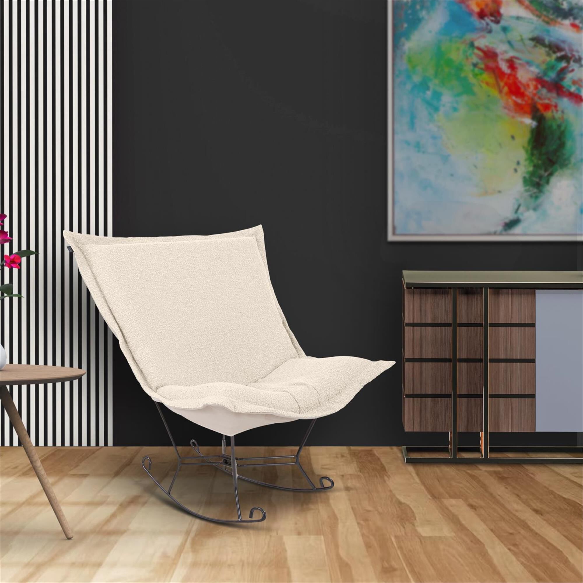 The Barbet Puff Accent Chair by Howard Elliott Collection