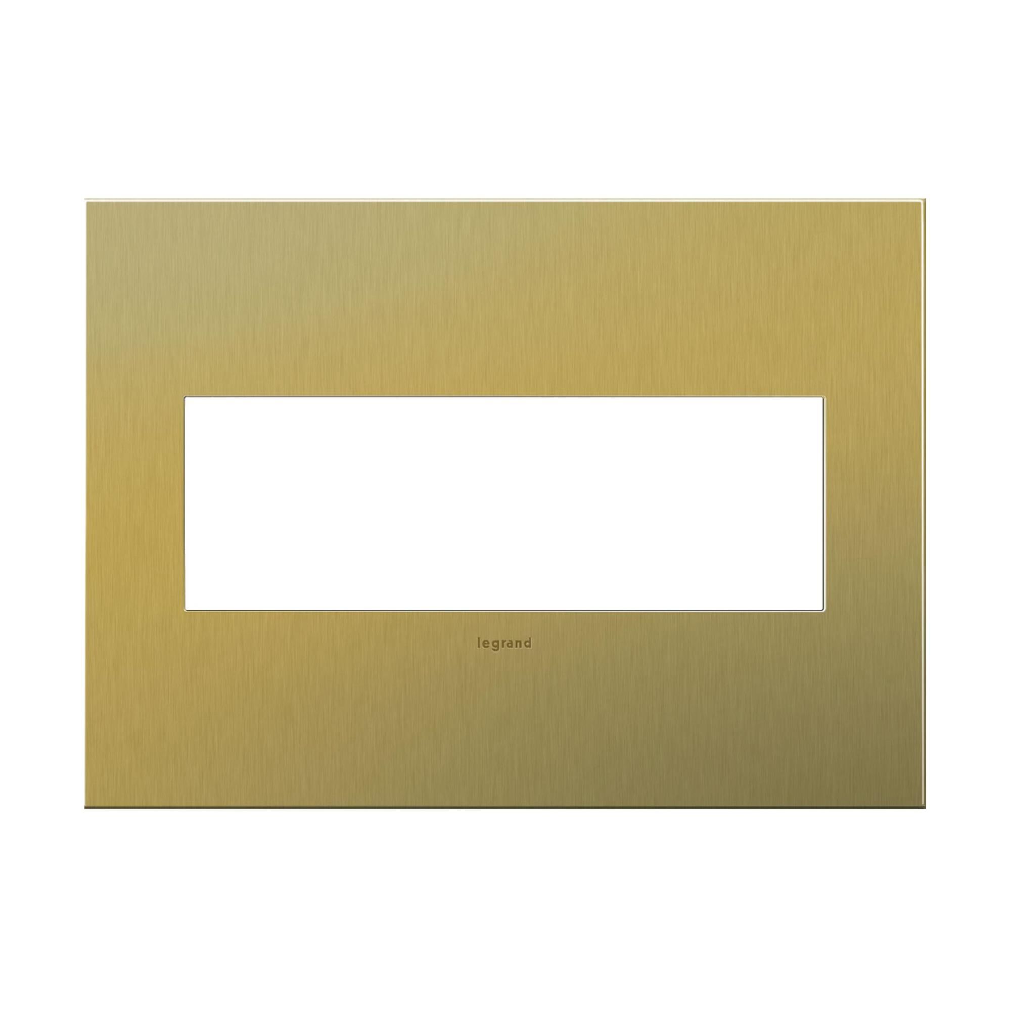 adorne Cast Metals 3 Gang Wall Plate by Legrand