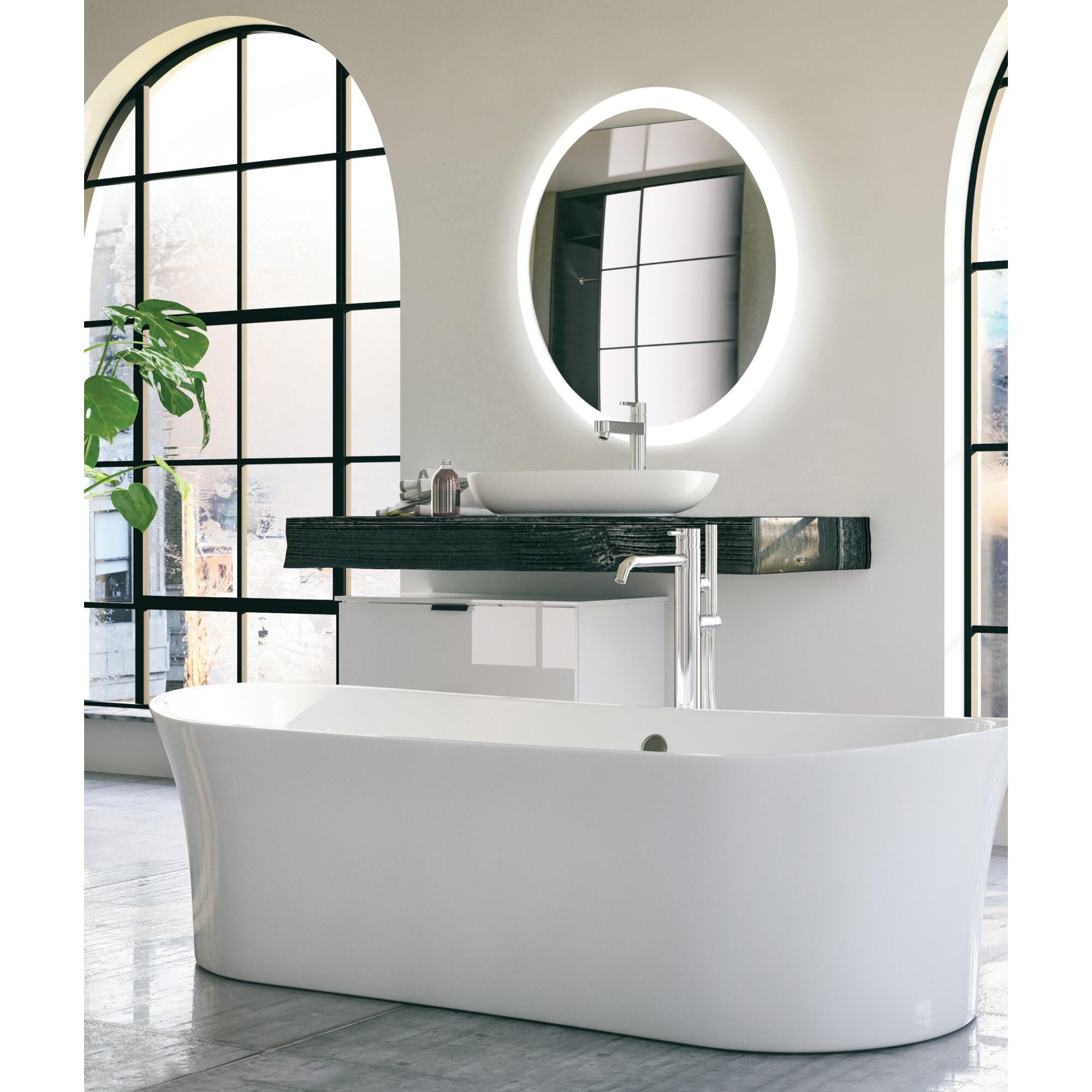 Trinity LED Lighted Mirrors by Electric Mirror