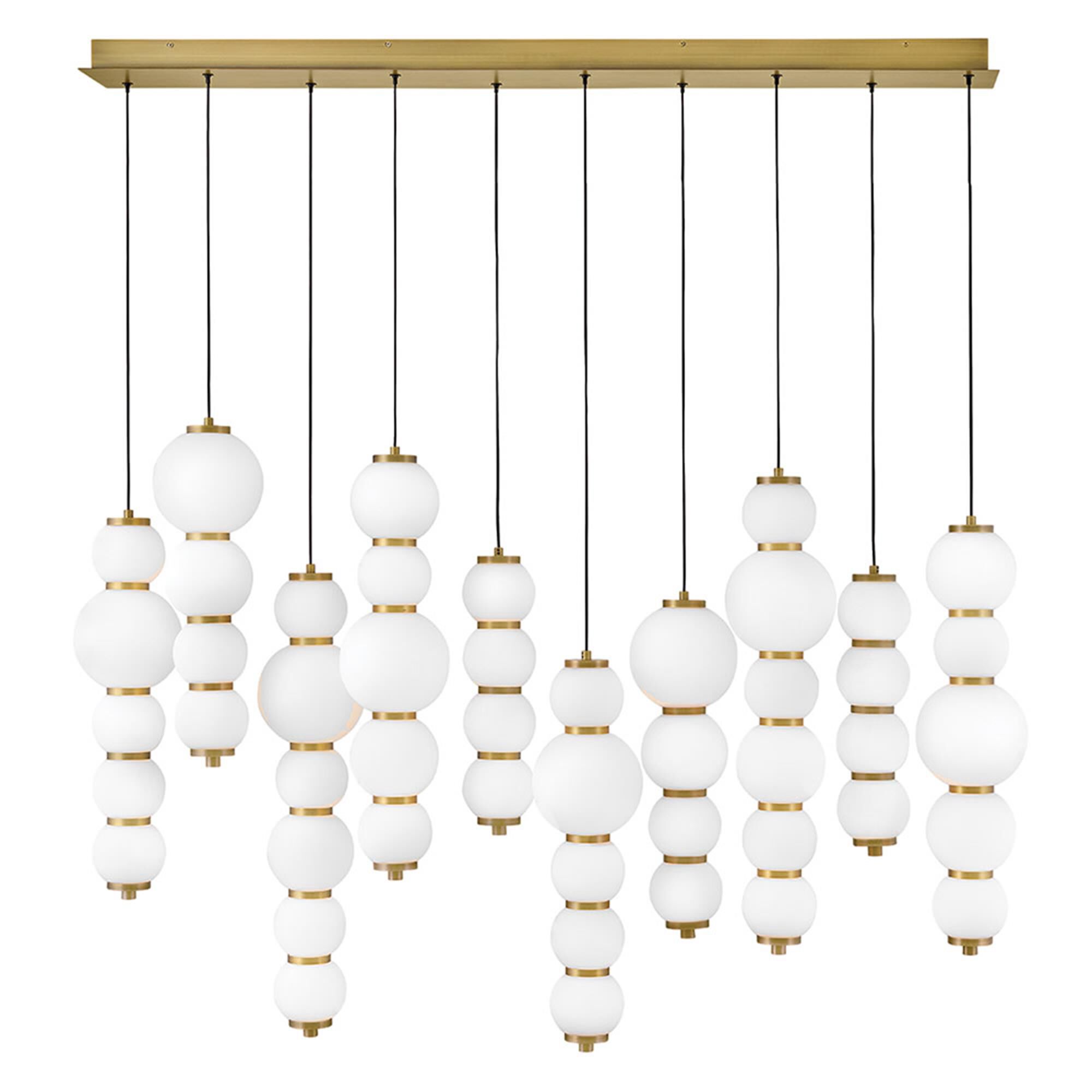 Trigo Medium Linear Chandelier,