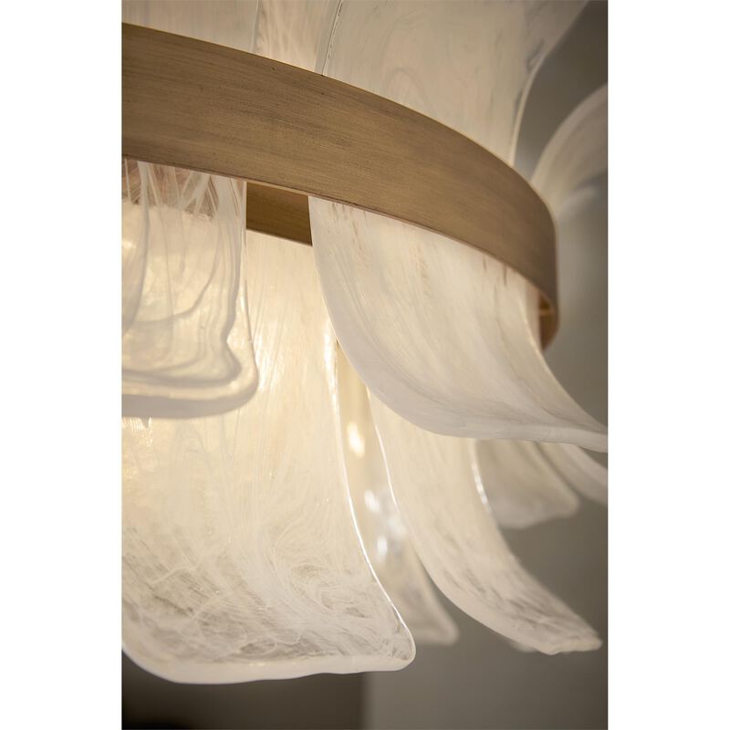 Fleur 34 Inch Chandelier by Fredrick Ramond