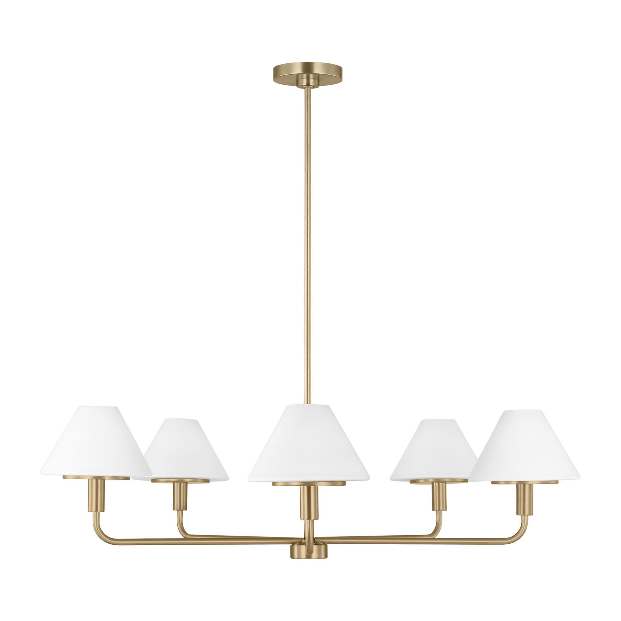 Shown in Satin Brass finish and Opal Etched glass