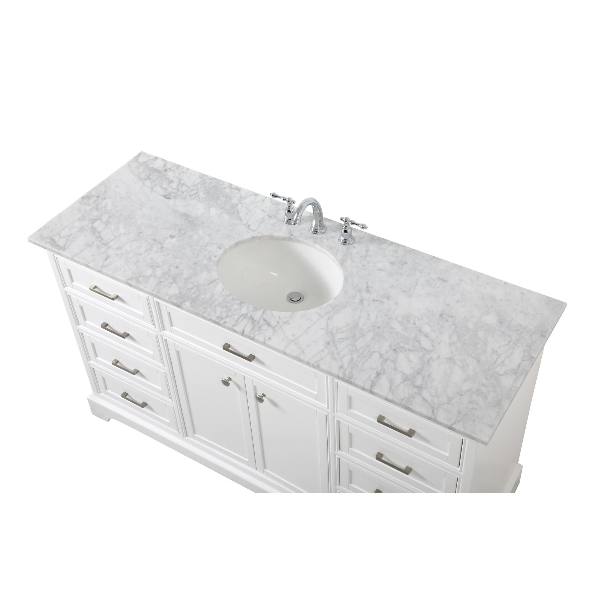 Shown in White finish