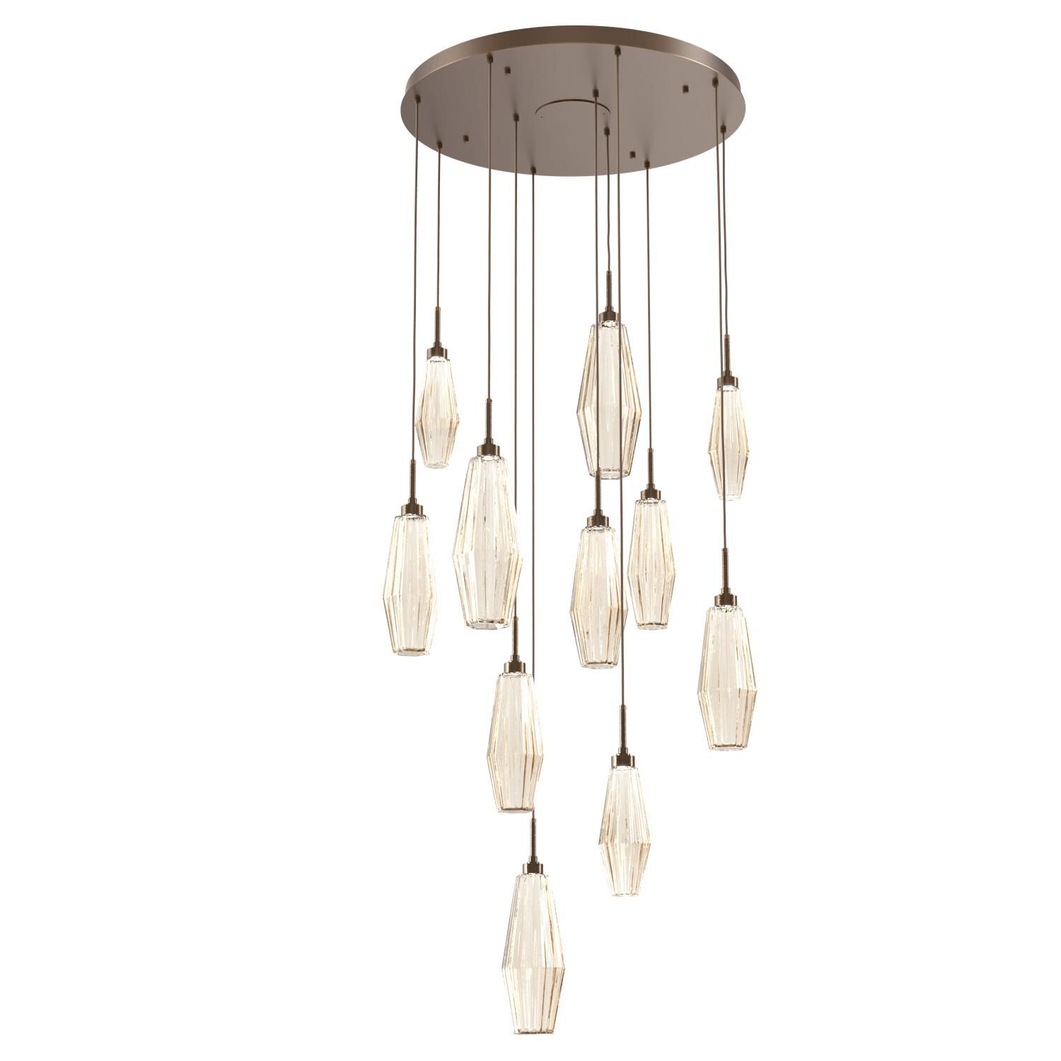 Aalto 33 Inch 11 Light LED Multi Light Pendant by Hammerton Studio