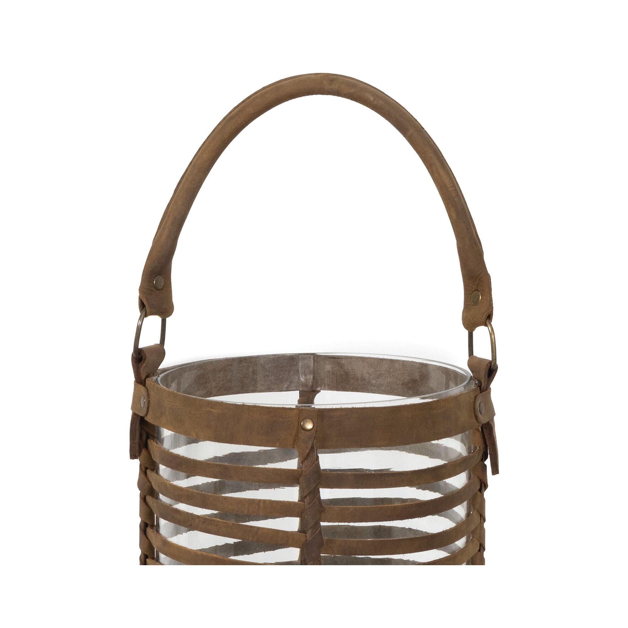 Shown in Brown finish and - None - shade