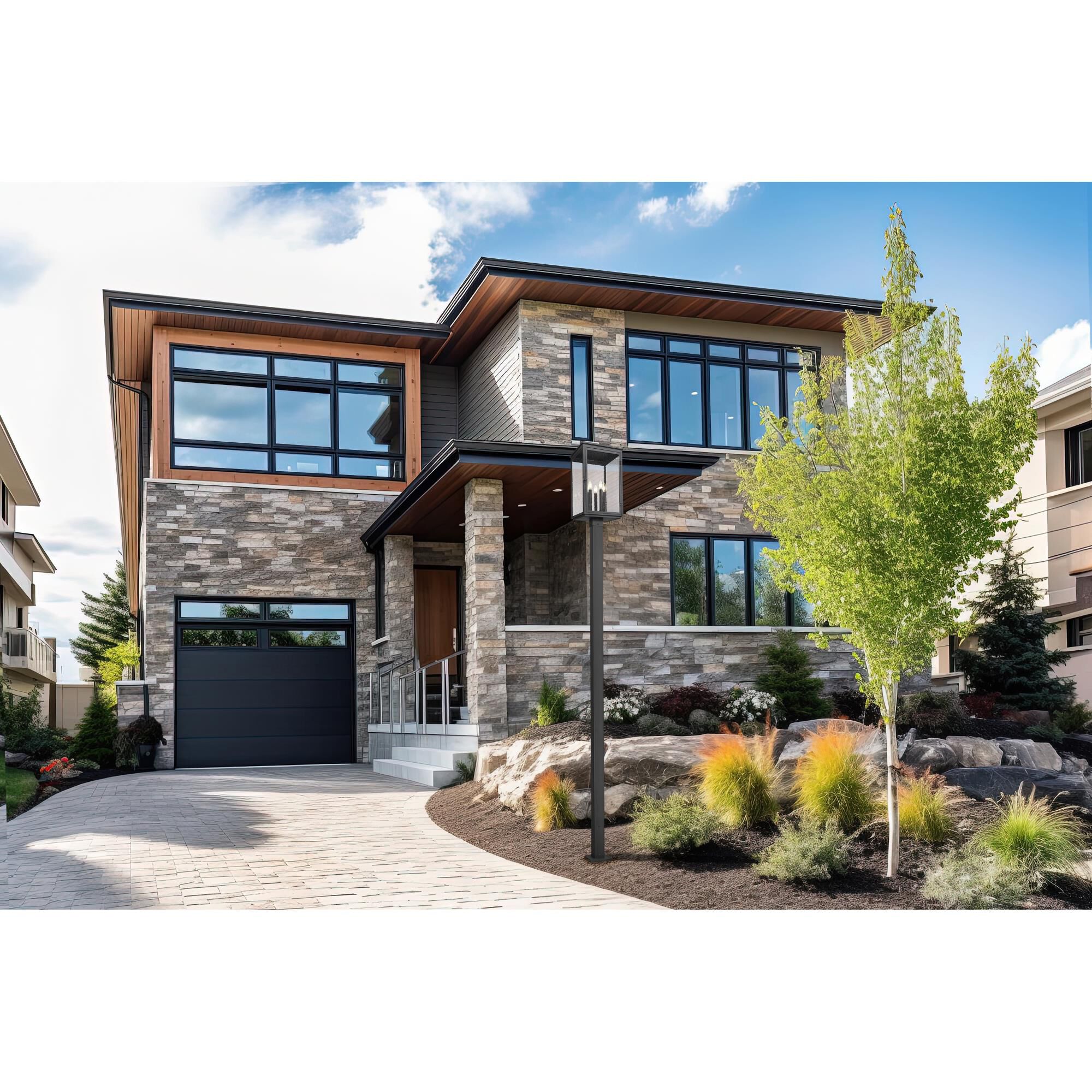 Shown in Sand Black finish and Clear Seedy glass and Clear Seedy shade