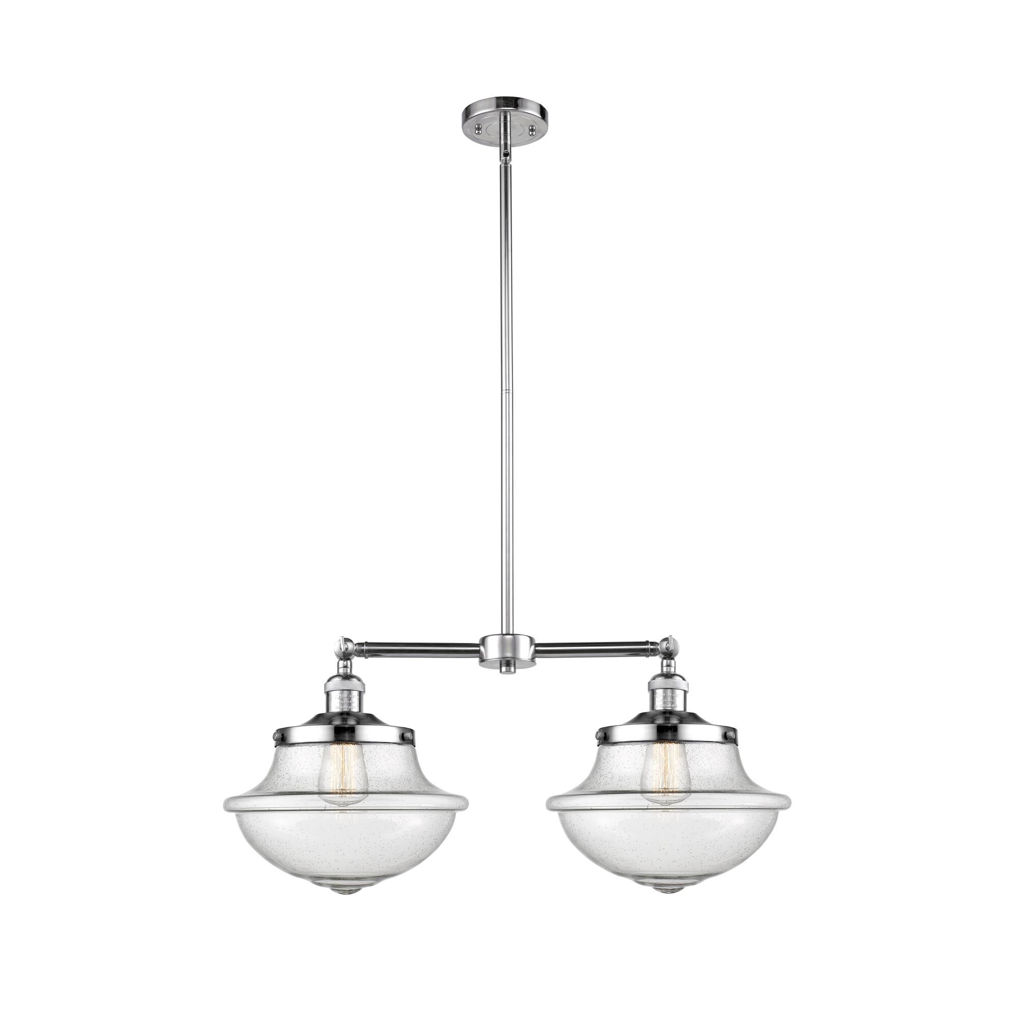 Shown in Polished Chrome finish and Schoolhouse glass and Glass shade