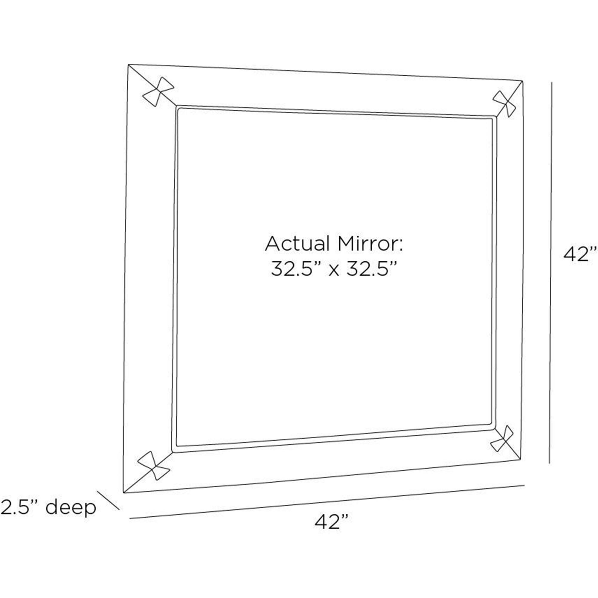 Calpini 42 Inch Decorative Mirror by Arteriors Home