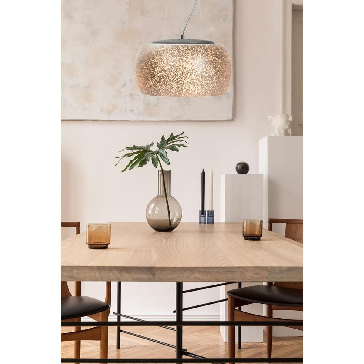 Bakari 15 Inch LED Large Pendant by Safavieh