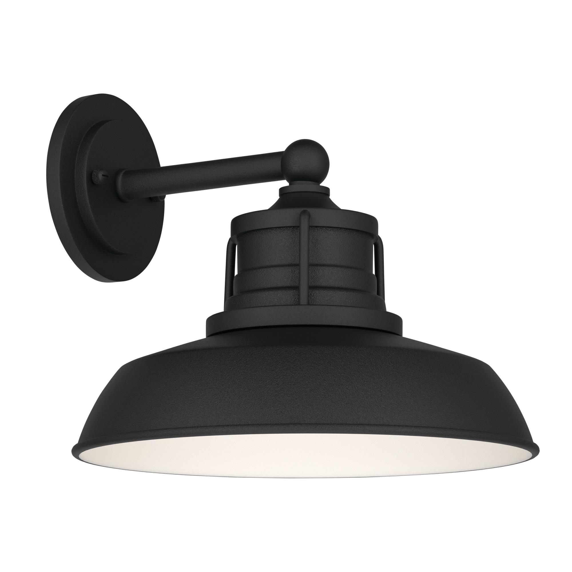 Shown in Textured Black finish and Metal shade