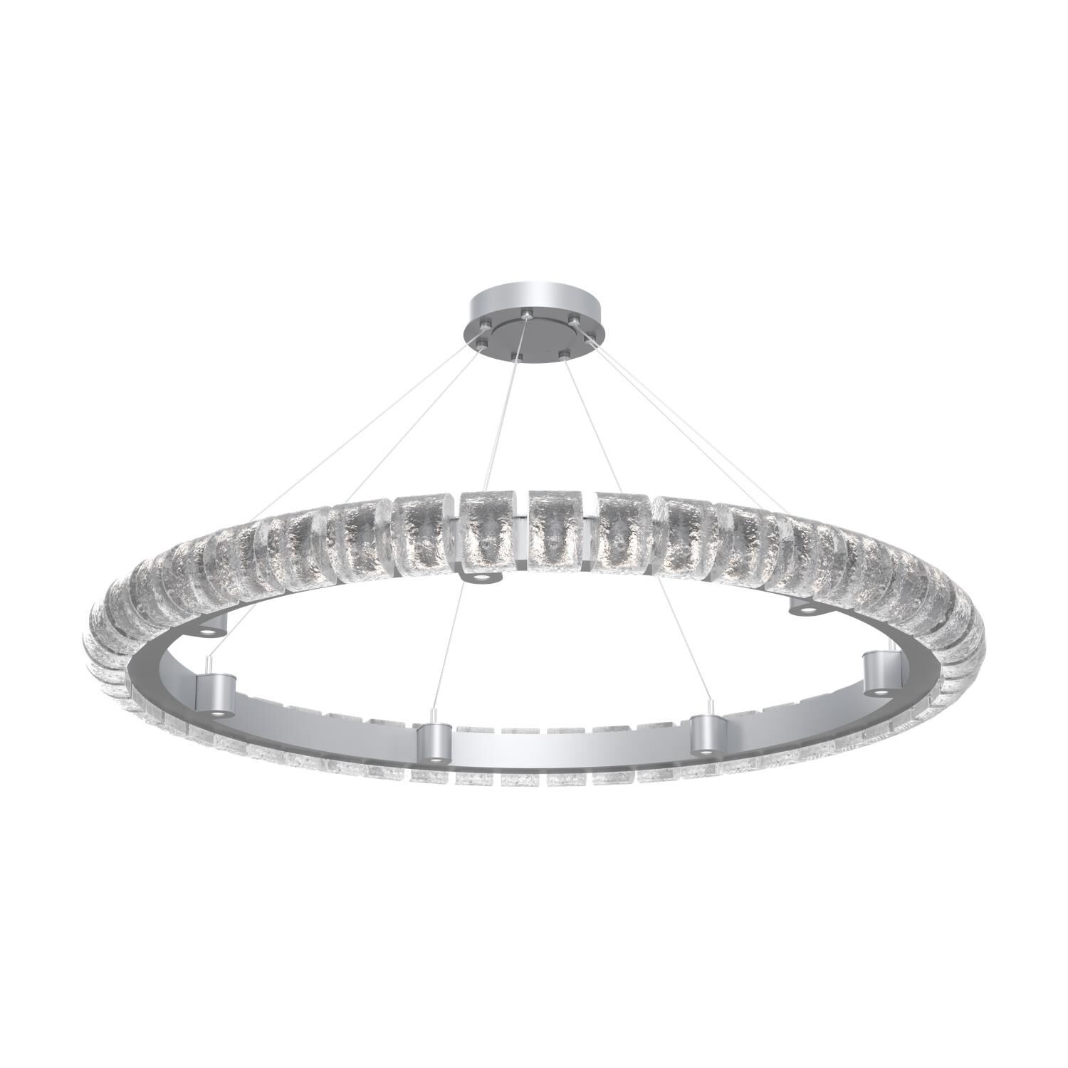 Shown in Classic Silver finish and Clear glass