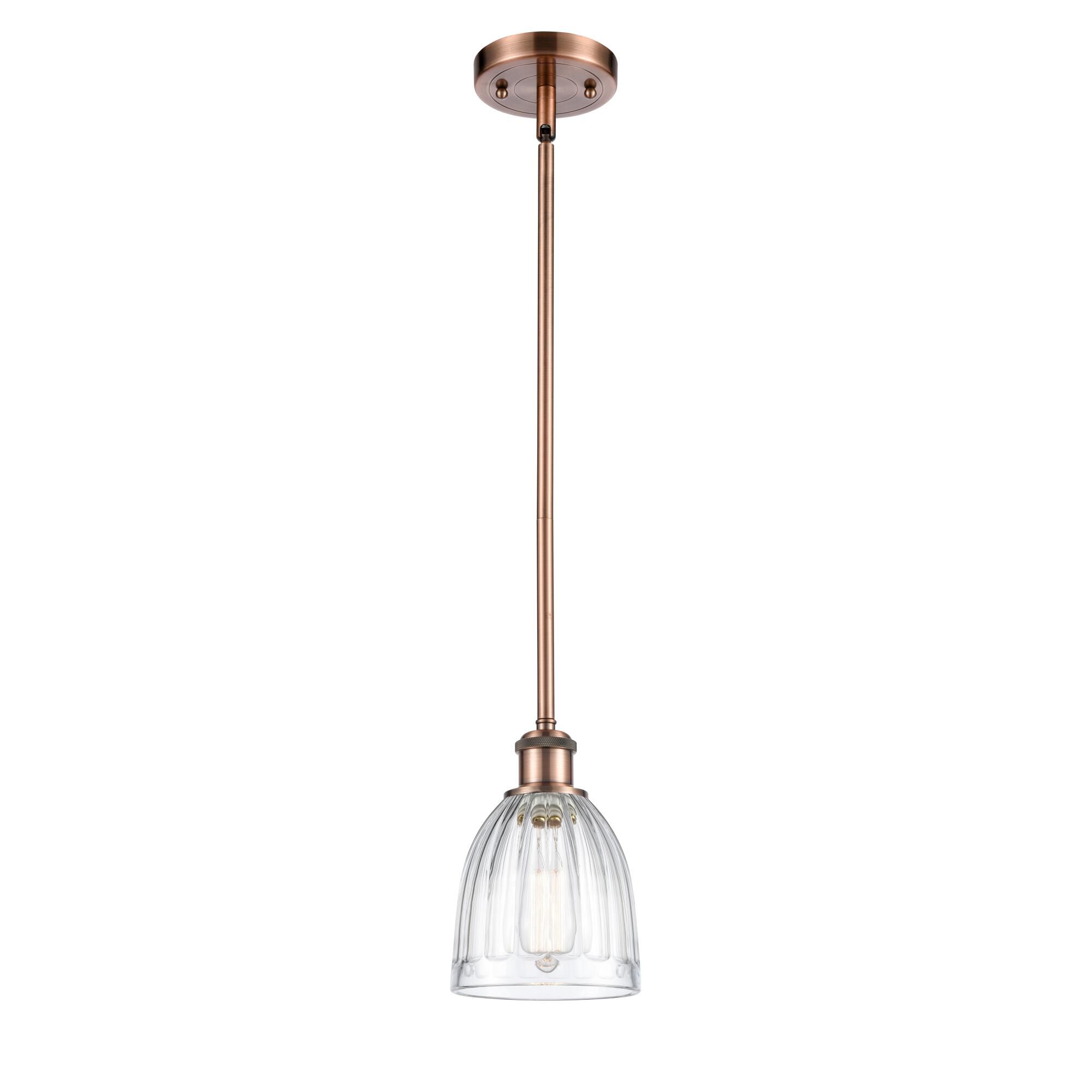 Shown in Antique Copper finish and Drum glass and Glass shade