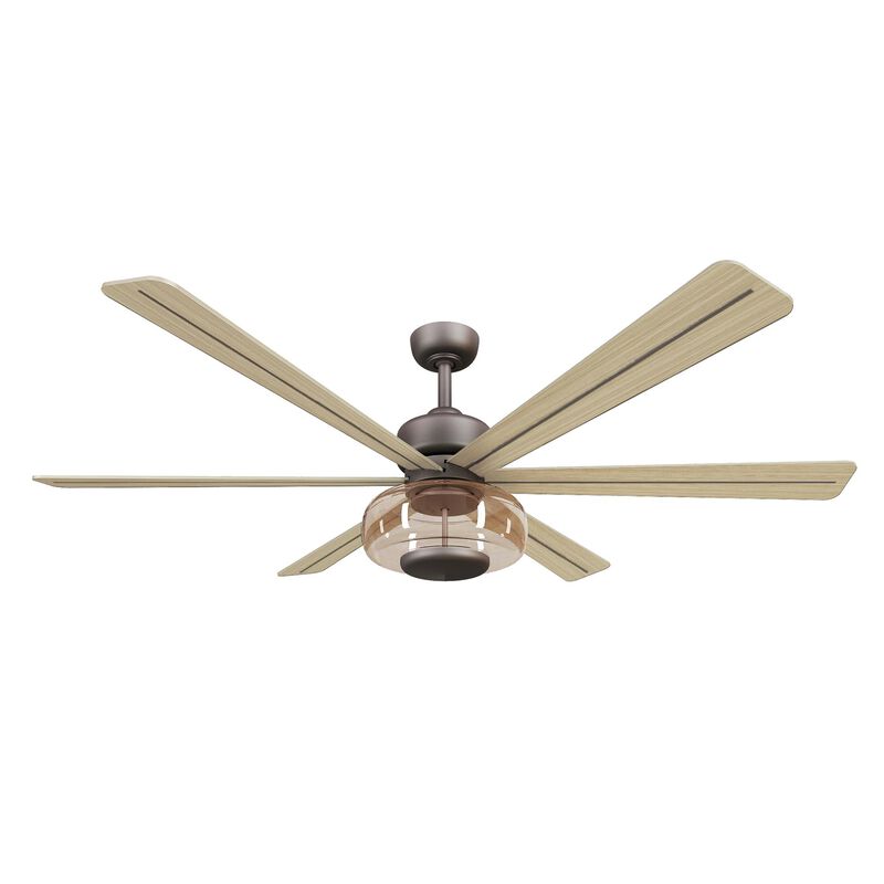 Ligero 60 Inch Ceiling Fan with Light Kit by Minka Aire