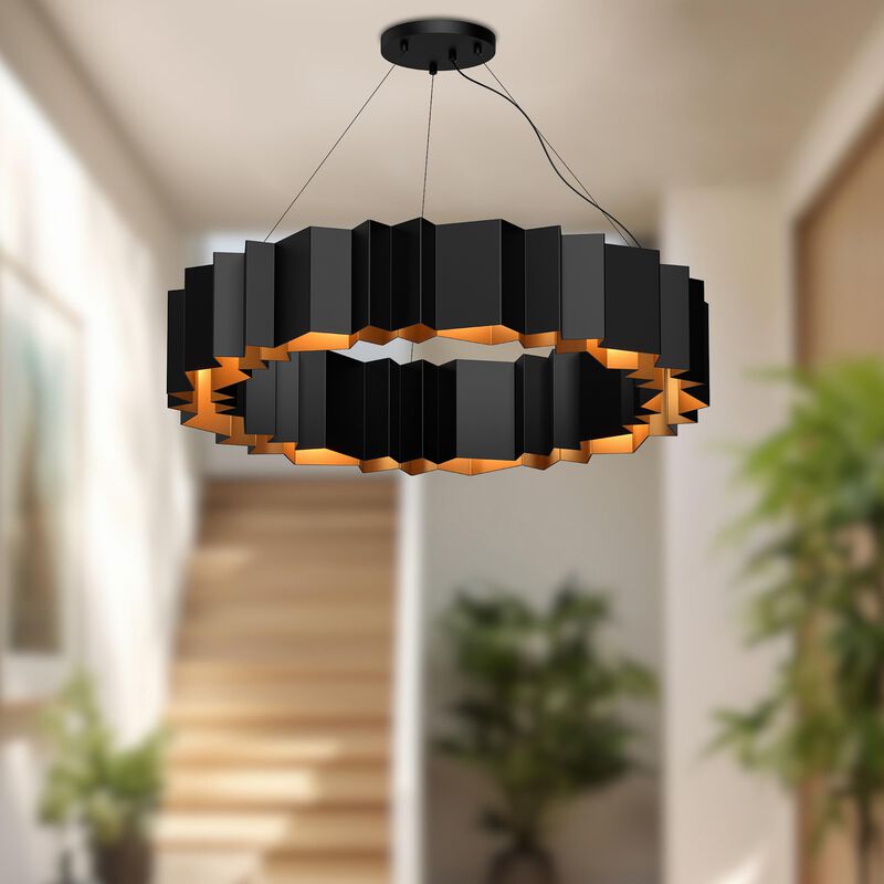 Akira Large Chandelier by Kuzco