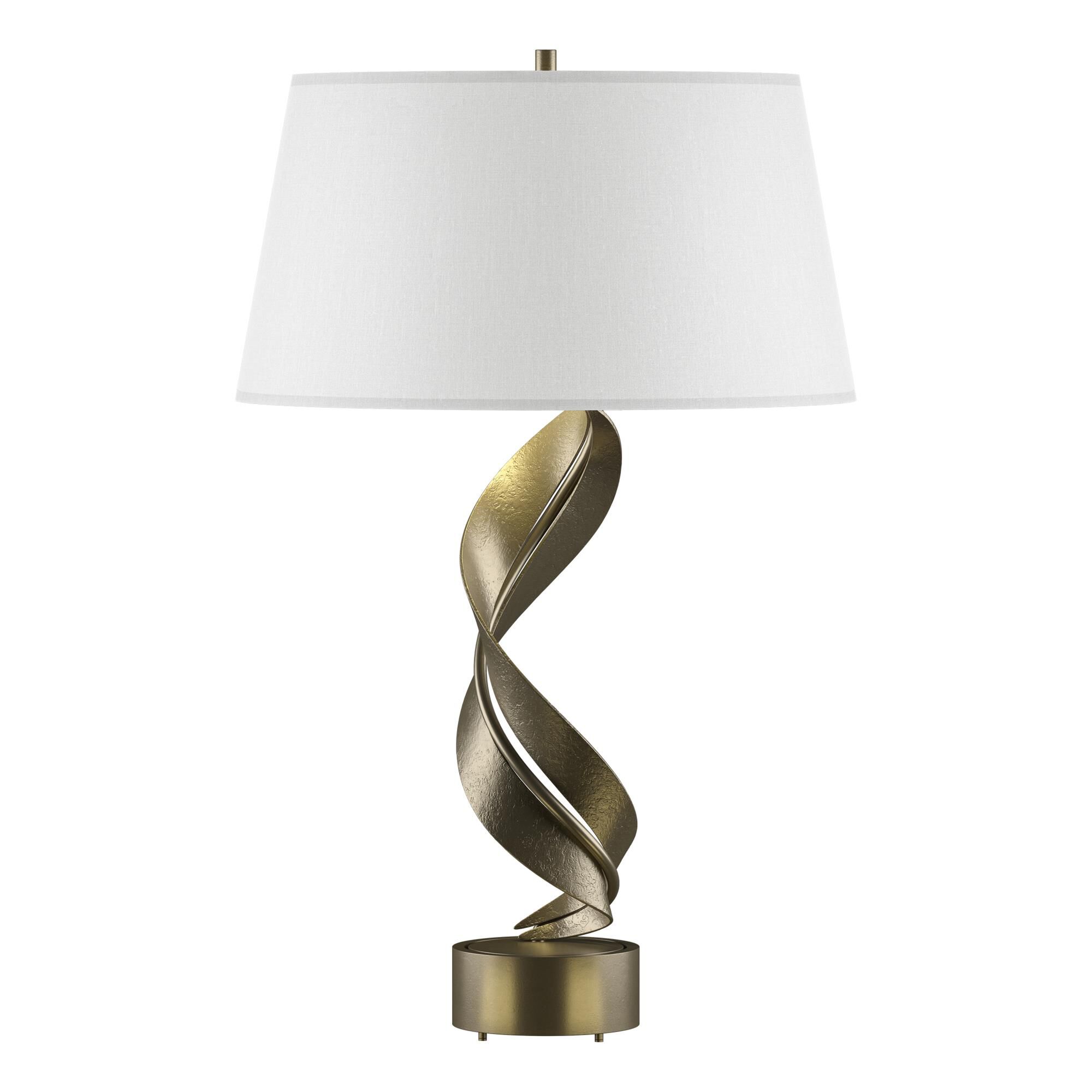 Shown in Soft Gold finish and Natural Anna shade