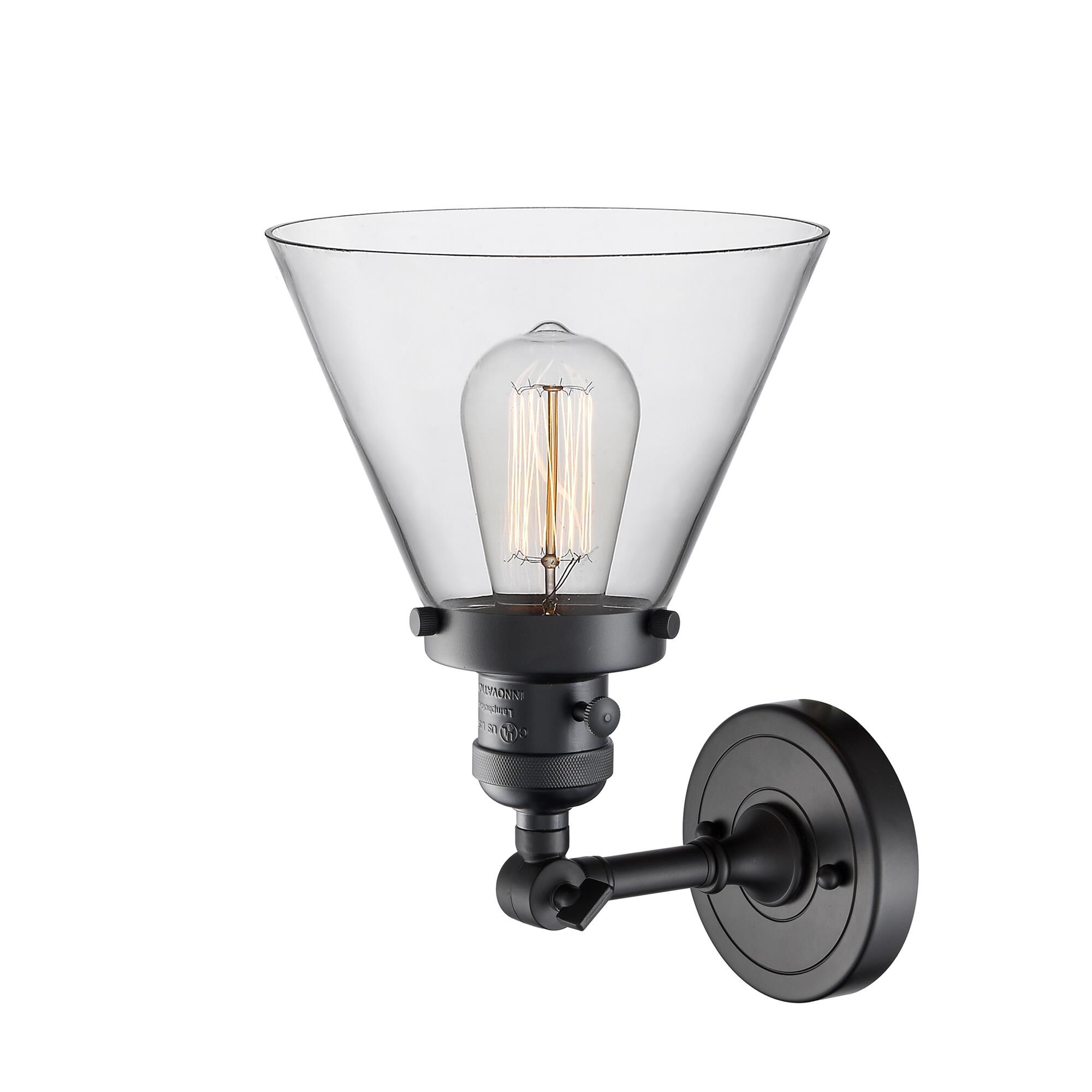 Bruno Marashlian Large Cone 10 Inch Wall Sconce by Innovations Lighting